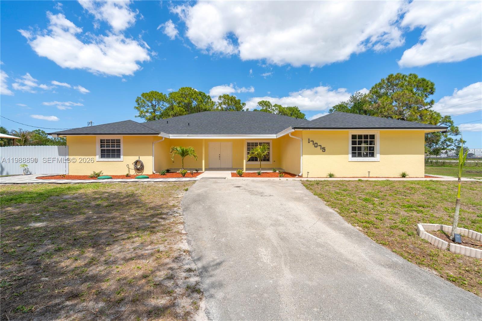 Situated on 2.85 acres, this stunning property offers the perfect blend of space, privacy, and modern upgrades. Originally built in 2001, the home has been completely remodeled with high-quality finishes throughout. Enjoy outdoor living at its finest with a private pool and expansive land ideal for entertaining, storing equipment, or creating your dream outdoor space. 4 bedrooms, 3 full bathrooms, and 1 half bath. A rare opportunity to own a move-in ready acreage property with versatility and room to grow—no HOA and plenty of space for all your needs!