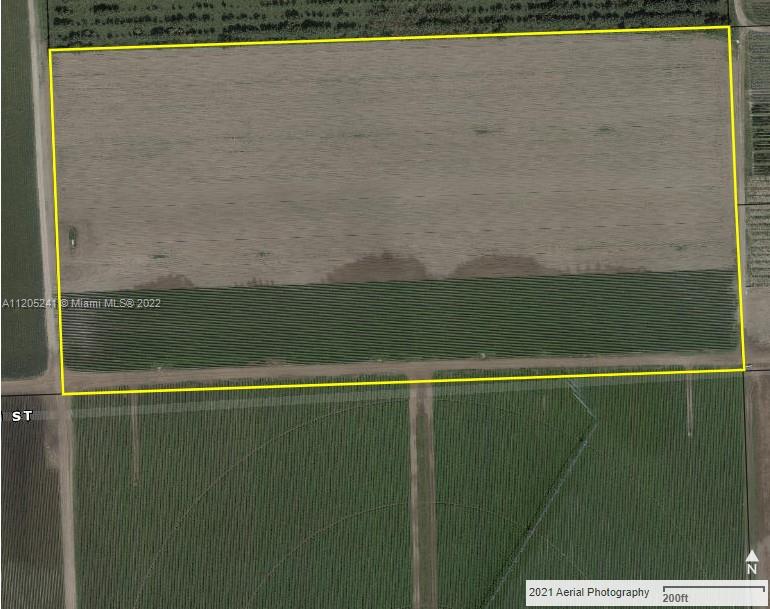 Immediately West of Tamiami Airport. Hot market to north at Kendall Drive. Also immediately NW at 120th St. 
This is farmland and almost on the Urban development boundary line. It has zoning as: 8900 INTERIM-AWAIT SPECIFIC Zoning. The entire area has a road joining Kendal residential with Oak Creek Park below 136th St. The east end of the airport has Industrial Commercial zoning. This parcel is easy to access and view.
