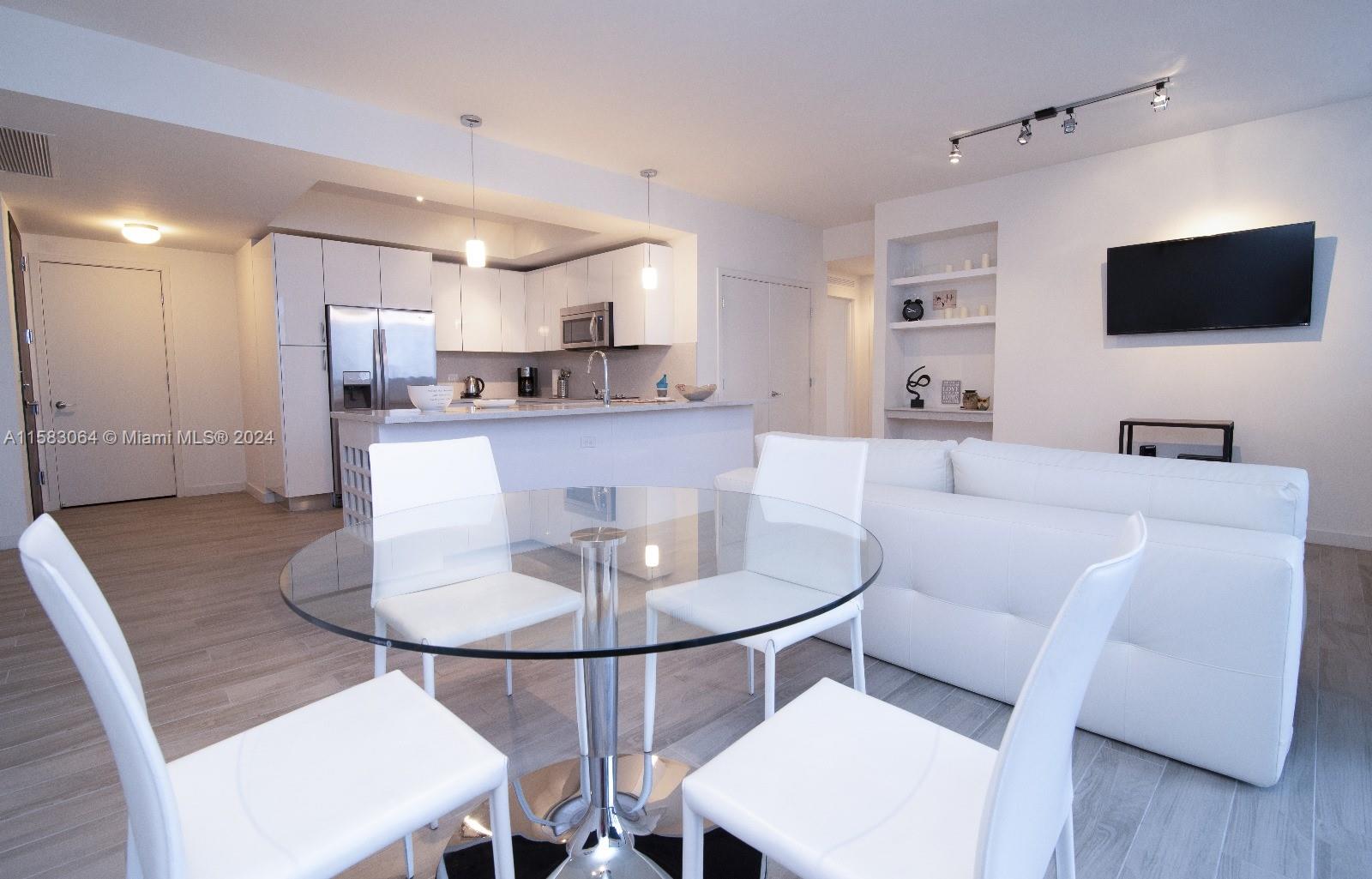 Beautiful and Modern 2 bedroom 2 bathroom Apartment in the heart of Brickell. Fully Furnished with Italian imported furniture pieces. Stunning views of the city, open kitchen layout with quartz kitchen countertop and backsplash. Luxury amenities including Gym, BBQ, Children playroom & playground, Pool, Spa, Game/Lounge Room, etc. Rent includes 1 assigned parking spot. For showings please call or text listing agents with 24 hr notice!!