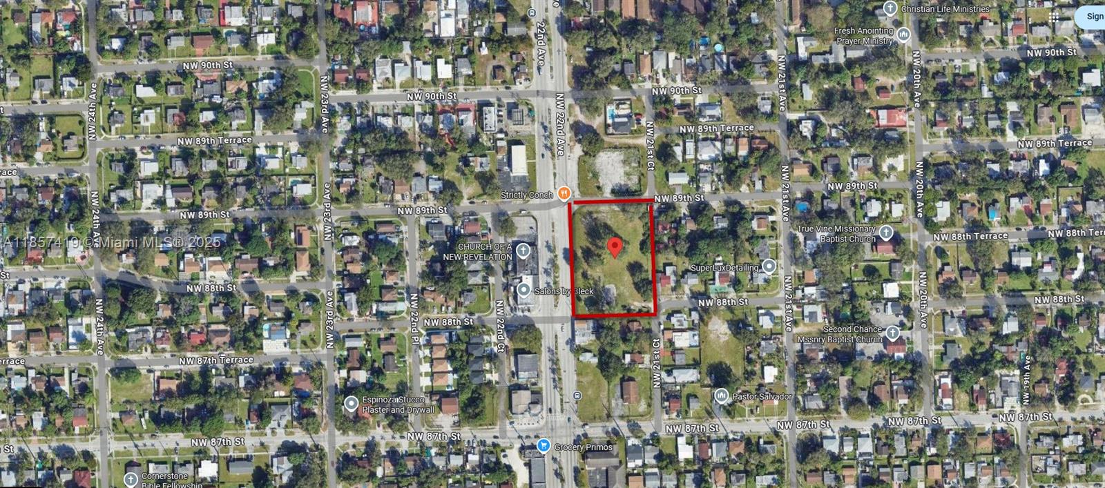 Exceptional mixed-use development opportunity located at 8801 NW 22nd Avenue in Miami, FL. Situated on 1.61 acres, this proposed 8-story project includes 120 residential units and 10 ground-floor retail spaces, offering an ideal blend of workforce housing and neighborhood-serving commercial activity.
The site is positioned within the NCUAD – North Central Urban Center District (Edge), supporting higher density, pedestrian activity, and urban revitalization. Preliminary plans feature 96 one-bedroom units, 24 two-bedroom units, modern amenities, a pool deck, lobby, elevators, and integrated parking totaling 168 spaces (including ADA). Retail bays range from 400–1,000+ sq ft, perfect for cafés, convenience retail, and community-focused businesses.
With excellent visibility along NW 22nd Ave and strong demand for attainable housing in the corridor, this property represents a premier investment or development opportunity in a rapidly improving area. Close to major transit, employment centers, schools, and local services. Survey, preliminary site plan, and conceptual renderings available.