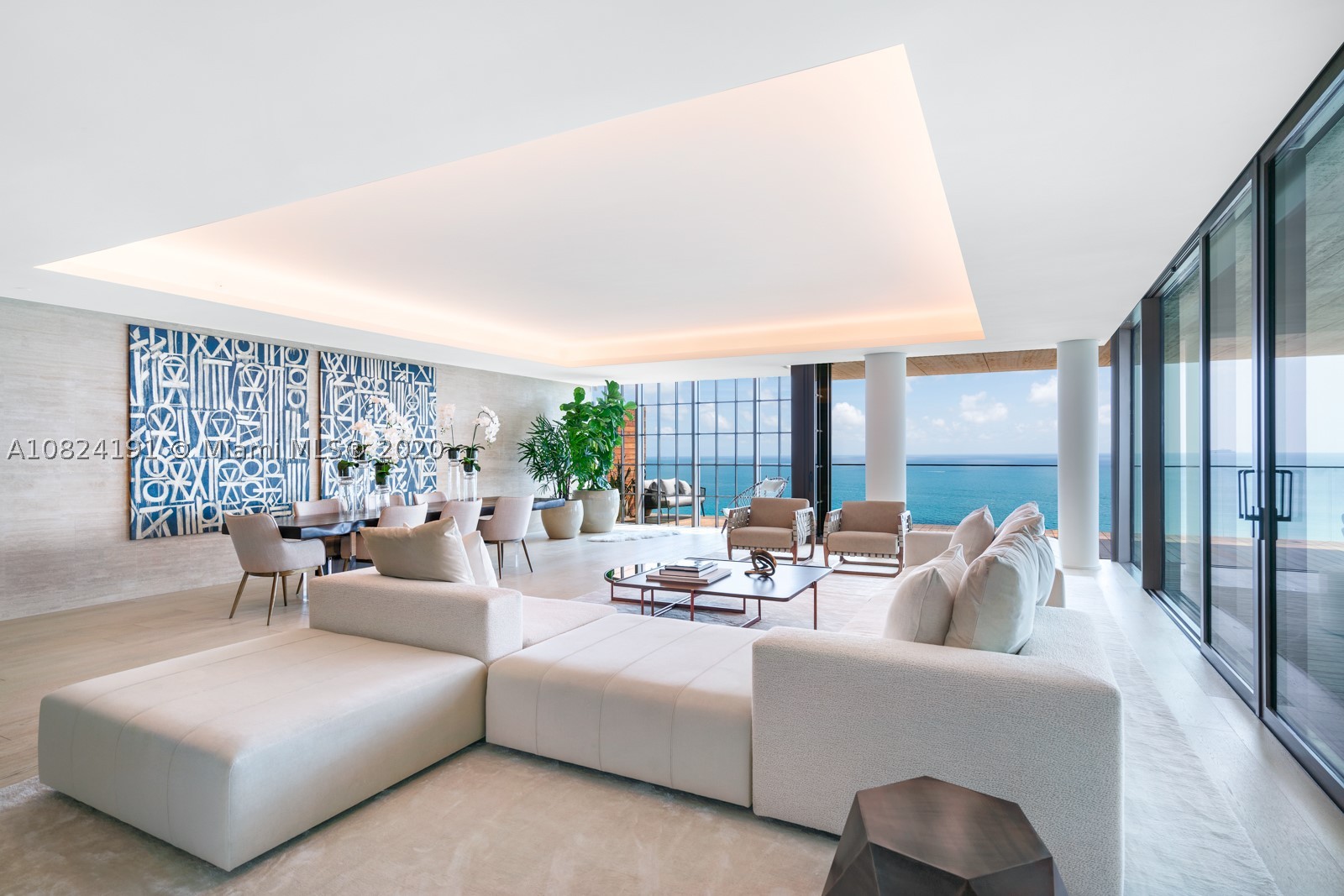 Arte, a boutique collection of 16 oceanfront residences by Citterio & Viel in collaboration with Kobi Karp. Exquisitely finished, flow-through residences boast gracious living areas and expansive wraparound terraces with direct ocean and sunset views. Residences feature private elevator finger recognition entry, gas stoves, and temperature-controlled parking. Full service building with rooftop tennis court, outdoor and heated indoor pools, children’s play room and direct beach access. Immediate occupancy.