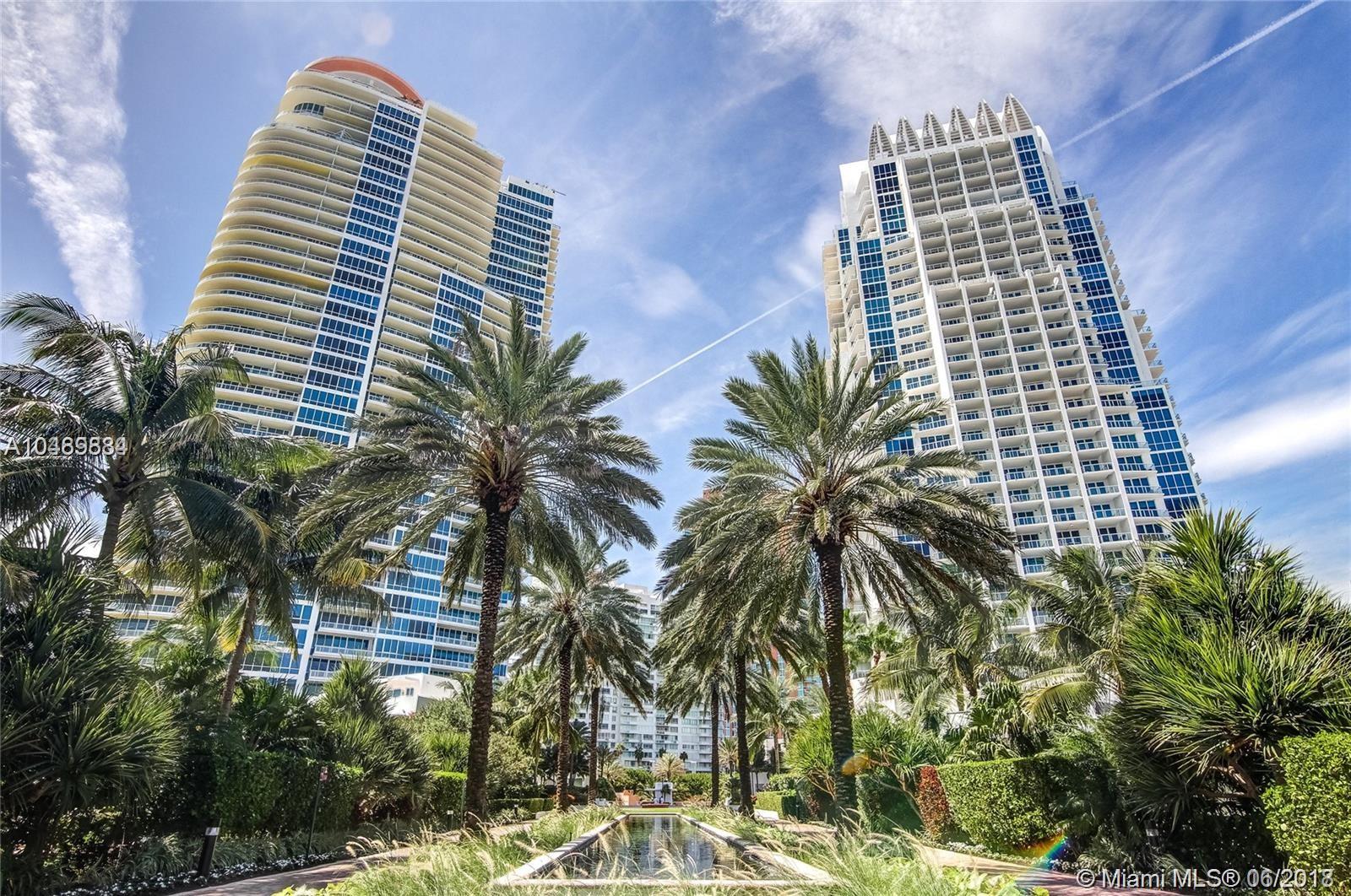 Absolutely breathtaking 4 Bedroom/3.5 Bathroom Corner Unit on the 34th floor at the Exclusive Residences of the Continuum. Enter into your Foyer directly from the elevator, through the Front Doors & gaze at the East & South endless views of the Atlantic Ocean, Downtown Miami Skyline, Port of Miami, Fisher Island & Key Biscayne. Each room in this South of Fifth condo features floor-to-ceiling windows, a Balcony,an on-suite Bathroom & plenty of closet space. Feel Miami Beach's breeze & smell the ocean even from your Kitchen Terrace! Continuum features 24/hr security & valet, Full-time concierge, Spa & Fitness center w/ lap pool, Lagoon Pool, Gardens w/ Beach Pavilions, 3 Full Tennis Courts, Putting Green, Bar & Grill Restaurant w/ Pool & Beach service.
