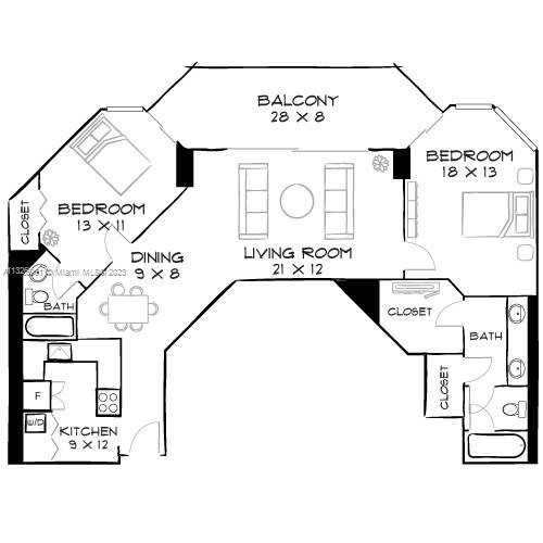 AVAILABLE 11/30. Photos may be from another floor, but are the same line. All units have been renovated and upgraded with modern high-end finishes. Floor plans are very large, and balconies at 8’ deep. Modern amenities include waterfront pool deck with adjoining tropical garden lounges, yoga deck and putting green, plus a modern fitness club overlooking the pool deck and bay, and a pickle ball and tennis court. Move-in 1st month + $1000 deposit. Parking $95/m. (NOTE: Rental rates are subject to change depending on move-in date and lease term. Advertised rate is best rate and maybe on leases longer than 12 months. Proof of income greater than 3x 1 month's rent is required and minimum credit score of 620 or higher in order to be approved).