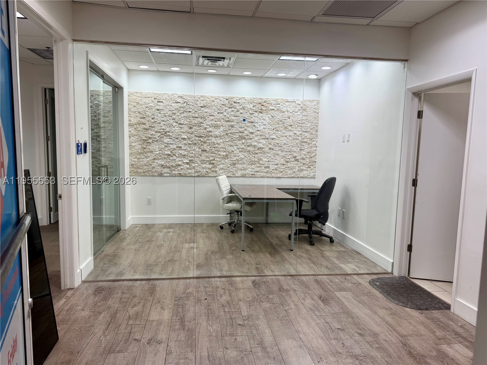 Motivated seller offers this exceptional opportunity for office space just off the Palmetto Expressway. These second-floor office suite features 1,801 SF with a flexible layout and a combination of private offices, open workspace, reception, glass conference room, bathroom, and kitchenette. With 3 separate entrances, the suite is currently configured into three distinct areas, making it ideal for an owner-user or investor seeking the ability to lease a portion of the space while retaining room for future expansion.

Western-facing windows and a skylight in the open area provide abundant natural light. The two-story office tower design accommodates a wide range of uses and offers excellent connectivity, visibility, and convenience, including 24/7 access, nighttime and weekend security, and ample on-site parking for employees and clients.

Located within the Miami Airport Center, a master-planned business park at one of Miami-Dade County’s most prominent intersections and just steps from Doral, the property benefits from attractive landscaping and a well-designed office environment that fosters a professional, community-oriented atmosphere. Situated at the intersection of NW 25th Street and the Palmetto Expressway, and just minutes from Miami International Airport and major highways, this location delivers an exceptional blend of accessibility, functionality, and long-term value.