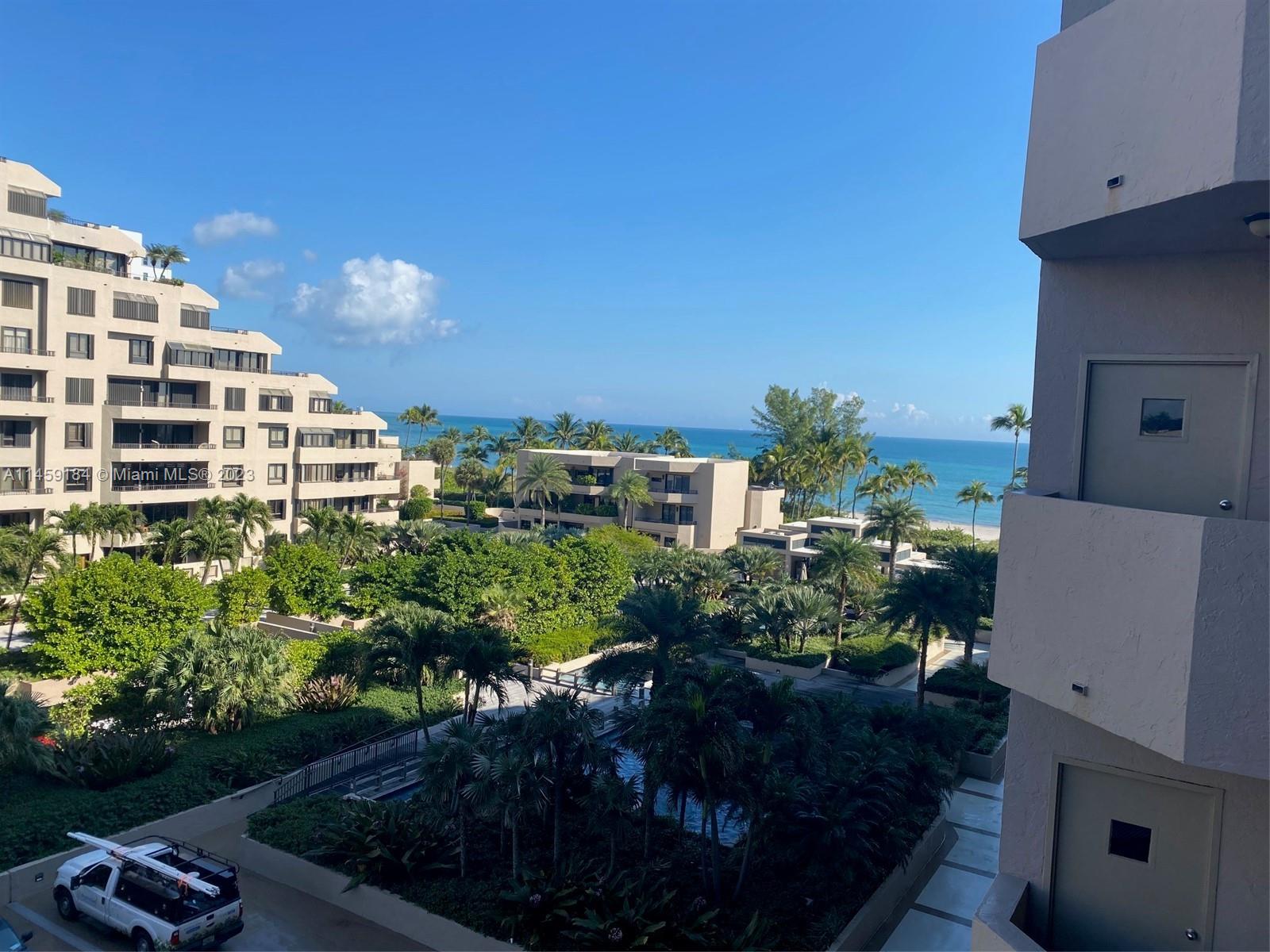 SEASONAL RENTAL: Enjoy beautiful water views from this 1-bedroom, 1.5 bath at desirable Key Colony, Tidemark. Tastefully furnished. Large Master has 2 additional captains beds. Basic cable and internet included. The many amenities include beach access, chairs and umbrellas, oceanfront pool and Gazebo restaurant, tennis courts, playground, convenient center that offers a beauty salon and The Golden Hog deli. 24-hr security and much more. As per condo regulations, minimum rental 3 months. No pets.