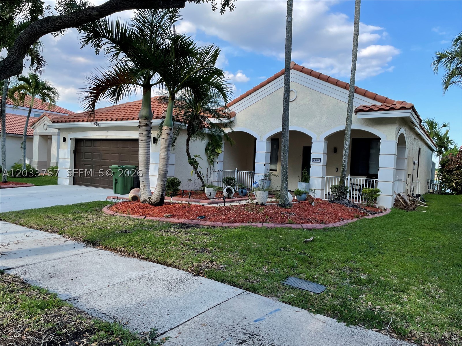 The Meadows located in a very quiet and peaceful neighborhood of Weston.  Amazing single story Pool home over looking a wide serene Lake . Spacious open concept home with 4 bedrooms , 2 1/2 bathrooms. One bedroom with closet can be used as office or study room. Upgraded kitchen with lots of cabinet space, eat in kitchen with breakfast nook. Walk in closets.
Great front porch to enjoy the quiet and private sitting or play area, street with minimum traffic.
Impact doors and windows throughout.