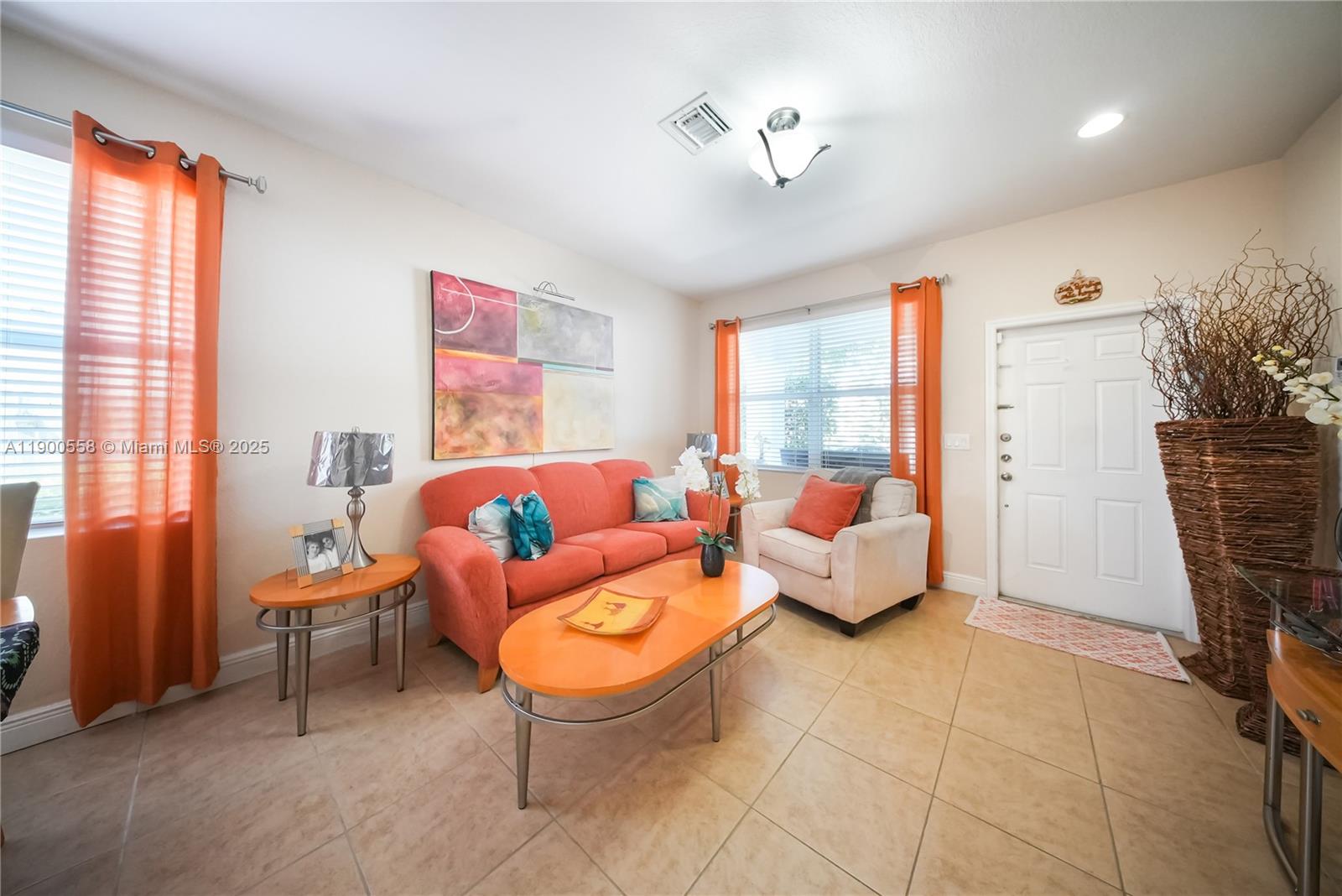 AS CUTE AS A BUTTON! Detailed to perfection this single family offers plenty of space with an enjoyable backyard ready for relaxing as well as entertaining. First level offers a formal living and dining room with the 5 private bedrooms upstairs and plenty of parking spaces for up to 5 cars. The community offers plenty of enjoyable amenities for the residence  from Community pool, children's playground and exercise room. All that with a low maintenance fee. Schedule a private showing. Meet you by the TIKI BAR!