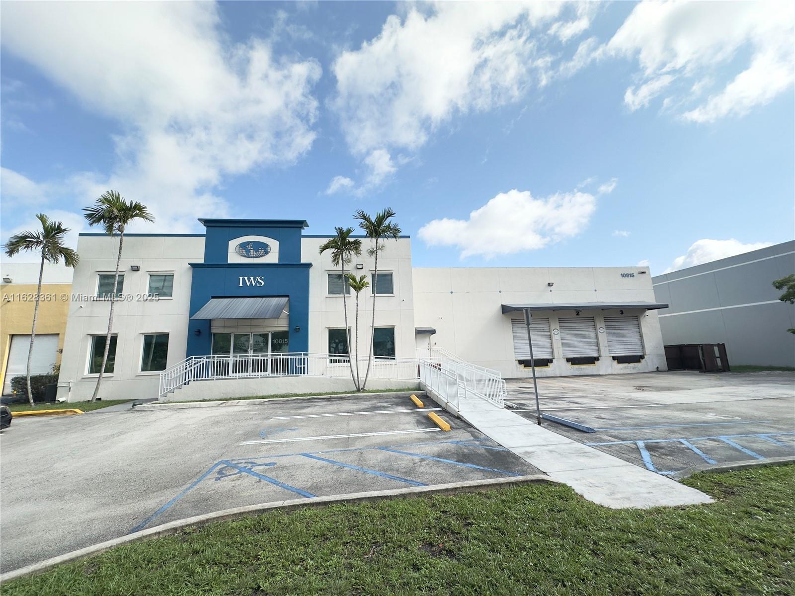 Rarely available warehouse in the heart of City of Doral, perfect for a mid-size business or investment, impact windows, 17 parking spaces, two stories, eight offices, two bathrooms, kitchen, 10,146 S.F space, plus 1,500 S.F of mezanine, boasting a 21,840 lot, Three high docks bays, 20 feet high ceilings.

Side by side new commercial site Bridge Point Doral, adding value to investment.

Any and all offers are considered