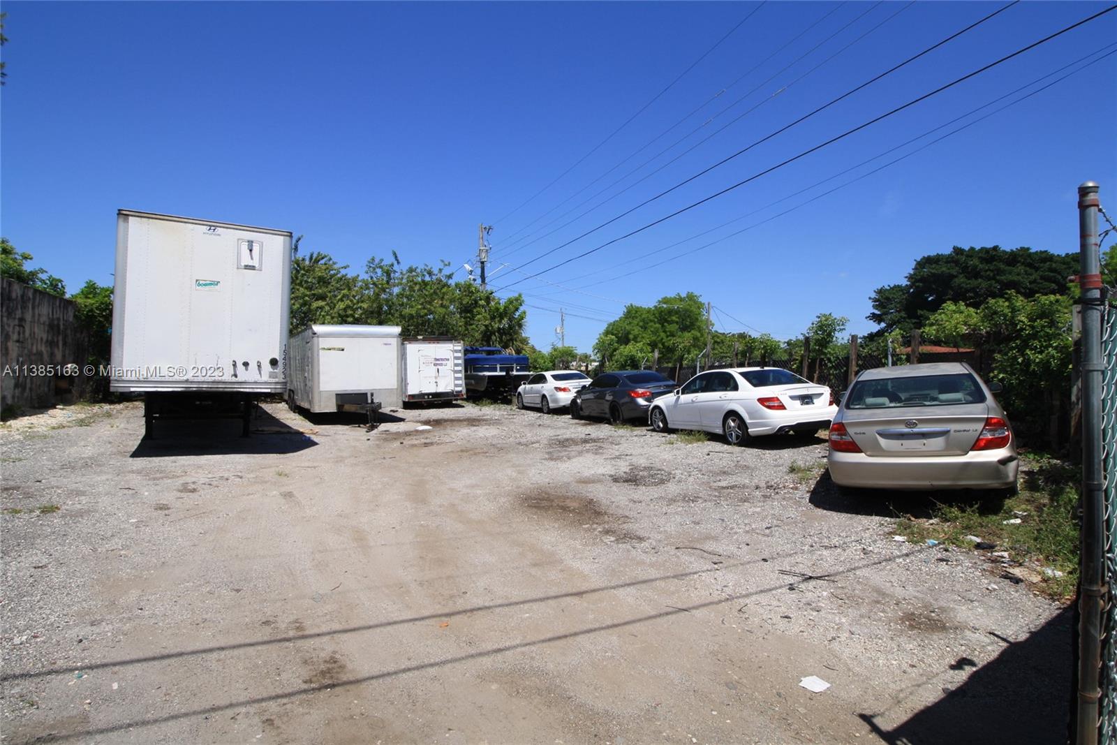 Gated corner lot located in the commercial zone with the strong M1 zoning that allows lots of uses such as  MACHINE SHOPS MAINTENANCE SERVICES, MANUFACTURING AND ASSEMBLY, COMMERICAL USES RELATED TO THE SERVICES OR OPERATION OF INSDUSTRIAL USES, LIGHT MANUFACTURING.
Buyers agent has to do his own due diligence on the zoning use review.