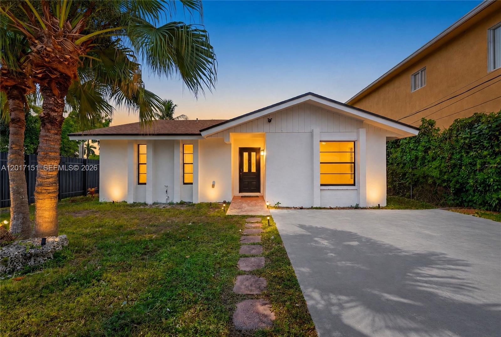 Beautifully updated 4-bedroom, 2-bathroom home featuring a 2022 roof, remodeled kitchen with modern cabinetry and quartz countertops, updated bathrooms, and new tile flooring throughout the main living areas. Additional upgrades include new baseboards, fresh interior, and exterior paint. Featuring a covered terrace perfect for entertaining. Fully fenced yard with plenty of privacy. Move-in ready and conveniently located near schools, shopping, and major highways.