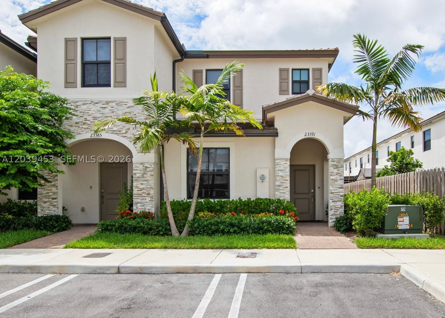 Built in 2024, this beautiful two-story home is move-in ready and perfect for first-time homebuyers! Featuring an open-concept layout, a modern kitchen with stainless steel appliances, a convenient first-floor bedroom and full bathroom, ideal for guests or multi-generational living and spacious living areas designed for comfort. Enjoy a private backyard and the convenience of a like-new home that's ready for immediate occupancy. Ideally located near schools, shopping, dining, parks, and major highways. Don't miss this incredible opportunity schedule your private showing today!