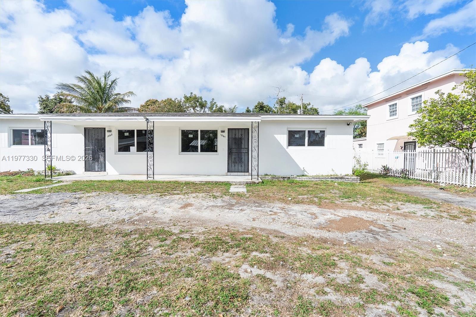 Hot incoming Producing Property!  This property has been completed renovated and is a turn key property to start receiving rental income.  Whether you are looking to live in one unit and house hack, or just have a great income producing property in Miami, this is the property for you.  The owner has tastefully completed the renovation with a brand new roof, brand new impat windows, brand new water heaters, completely redone plumbing and completely renovated bathrooms and kitchen.  With these renovations you will not have any maintenance and receive top income for your property.  Schedule your tour today!

 PropertyIntroducing a rare triplex offering in the 33168 corridor — two side-by-side units on one lot with a back unit perfect for an owner-occupant with rental income, a savvy investor, or someone wanting multi-unit flexibility.

Highlights & Investment Appeal

Triplex layout: Three separate units (each offering privacy and independent access)
Bedrooms & Bathrooms: Each unit is spacious — 2beds / 1 baths (or configure as needed) with the back unit a 1 bedroom and 1 bathroom
Generous lot size & outdoor space: Plenty of room for parking, landscaping, and outdoor enjoyment