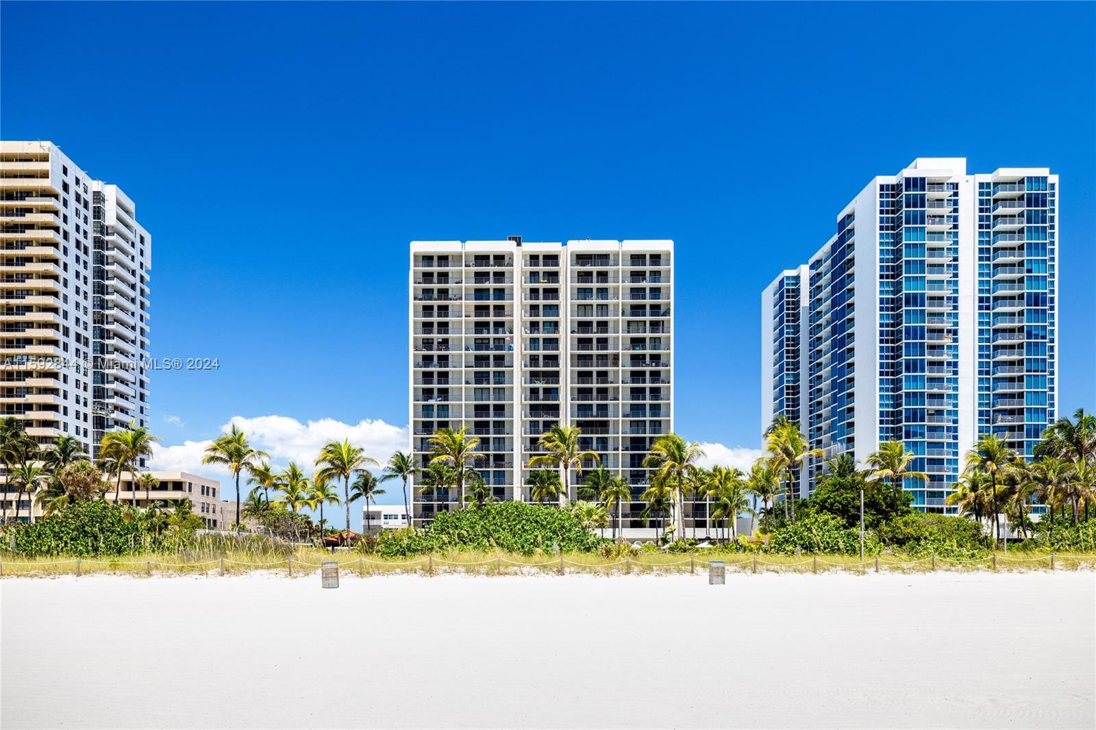 DIRECT OCEAN VIEW IN A WELL MANAGED AND MAINTAINED BUILDING WITH RESERVES.  THIS UNIT FEATURES AN OPEN CONCEPT WITH AN UPDATED KITCHEN, WOOD CABINETRY AND SS APPLIANCES WITH GRANITE COUNTERS AND SEATING FOR FOUR. YOUR EYES GO DIRECT TO THE OCEAN AND OCEAN-FRONT POOL, HEAR THE WAVES CRASH ON SHORE, SEE THE TOPS OF THE COCONUT PALM TREES WHILE ENJOYING YOUR MORNING CUP OF COFFEE WHIKE YOU WATCH THE SUNRISE MIAMI BEACH IS KNOWN FOR.  THE PRIMARY BEDROOM IS LARGE WITH A WALK-IN CLOSET THE SIZE OF A SMALL DEN.  OCEAN VIES FROM EVERY ROOM AND THE BALCONY SPANDS THE WIDTH OF THE CONDO.  OCEAN-FRON MEANS YOU TAKE THE ELEVATOR DOWN TO THE LOBBY AND OUT THE THE BEACH ACCESS AND BEGIN TO FEEL THE WHITE SAND BETWEEN YOUR TOES, ARRIVED TO PARADISE.  PERFECTLY LOCATED BETWEEN SOUTH BEACH AND MID BEACH.