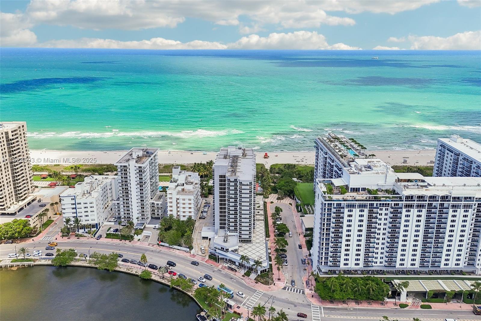 Discover unmatched potential in this 1,030 sq ft Miami Beach condo with breathtaking water views. This bright and airy residence features a spacious living area inviting natural light and stunning vistas. Enjoy serene mornings and vibrant sunsets from your private balcony. The generously sized bedroom offers ample closet space, with ocean view. Portion of living area was converted to a den/bedroom that can easily be reopened. With some renovations, this condo can become your dream home or investment as unit allows 90 day rentals perfect as a 2nd home. Building has already received 40 year recertification. 3D tour available