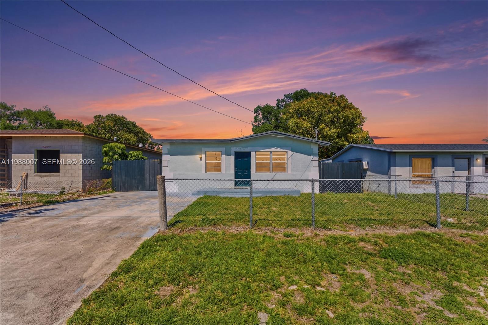 Opportunity meets potential in the heart of Hallandale Beach! This 4-bedroom, 1-bath home is filled with natural light, creating a warm and inviting atmosphere throughout. Featuring a dedicated laundry room, roof (2018), and a spacious backyard, this property offers the perfect canvas to create, expand, and truly make it your own.

With no HOA, you have the freedom to maximize the home’s value—whether you're looking to personalize your first home or invest in a property with strong upside. While it could use a little TLC, that’s where the real opportunity lies.

Located in a rapidly growing area, this home is just minutes from a nearby charter school and only 15 minutes from the beach—making it ideal for both homeowners and investors alike.