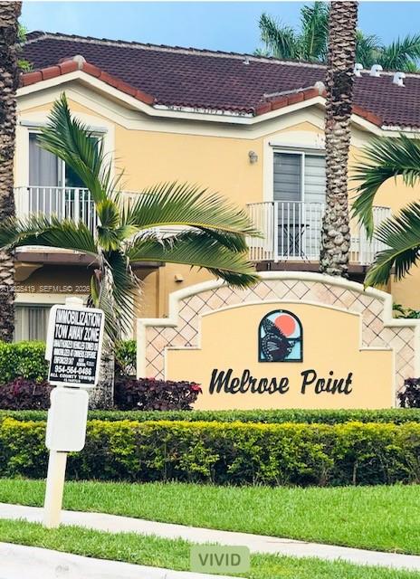 Welcome to Melrose Point at Monarch Lakes in Miramar, Fl. An all aged, Family oriented, quiet and beautifully maintained gated community where comfort and peaceful living are seamlessly combined. This freshly painted 2 bedroom 2.5 bath townhome/condo with 3 spacious walk-in closets, provides ample storage and convenience just to name a few . It has new crown molding and upgraded lighting throughout, creating a warm and sophisticated atmosphere for entertaining and guests. New appliances will be installed before closing. Residents can enjoy resort style amenities such as a clubhouse, tennis courts, fitness center and a large swimming pool, all designed to promote relaxation and leisure. This resort style community offers an exceptional lifestyle, So don't miss out on the opportunity to make this your home. Easy access to shopping Dining and major highways. Seller motivated. Call listing agent to set an appointment.