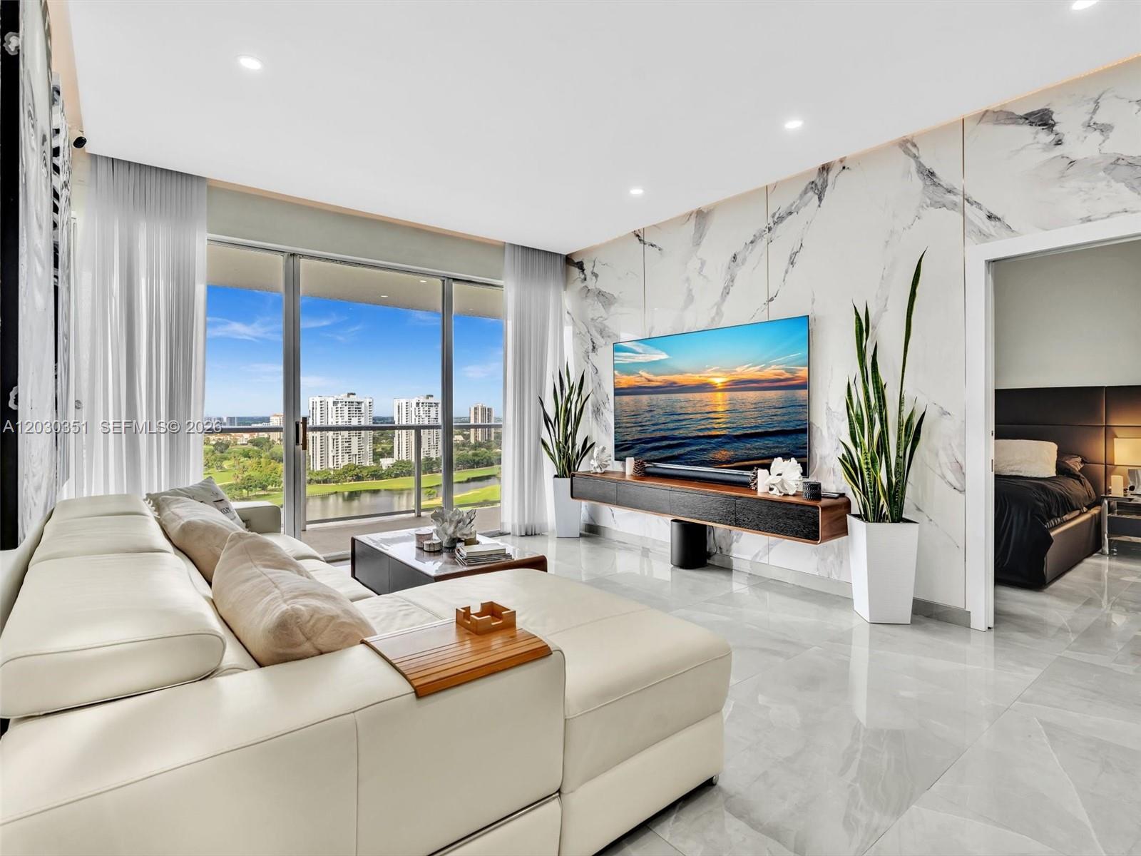 Spacious penthouse residence offering a true move-in ready experience with a flexible furnished lifestyle — just bring your suitcase. Rent includes cable, internet, and water for added convenience and value. Ideally located in the heart of Aventura, just minutes from Aventura Mall, Brightline, beaches, shopping, dining, and major destinations throughout South Florida. Perfect for those seeking comfort, convenience, and elevated living.