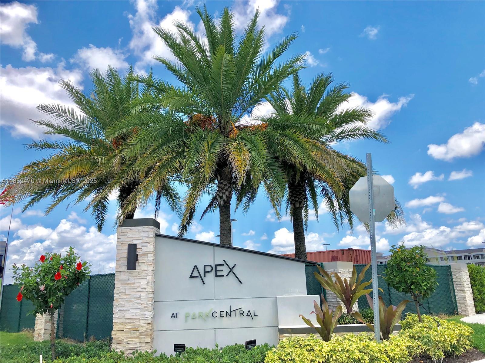 For Sale. Welcome to your dream condo in the heart of Doral, at Apex in Park Central. This stunning unit features 3 bedrooms, 2 full bathrooms, and a 2 car spaces assigned. Ultra luxury Club house with in-ground pool with spa is perfect for relaxing after a long day. The kitchen boasts quartz countertops and modern appliances, perfect for whipping up delicious meals. Building with an elevator, private balcony, impact windows, and title floor all and title floors throughout the property. This condo has everything you could ever want. Apex at Park Central, is located in a strategic location nearby great A+ schools, supermarkets, restaurants, shopping plazas and malls, easy access to florida turnpike.  This is the perfect place to call home. Don't miss out on this incredible opportunity.