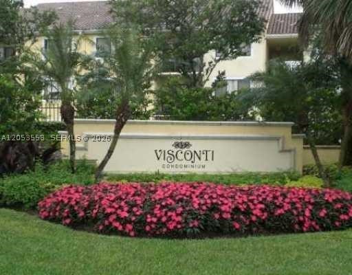 Beautifully renovated 3BR/2BA condo in the gated Visconti community in the heart of Coral Springs. Features a split-bedroom floor plan, vaulted ceilings, Italian marble floors in living areas, hardwood floors in bedrooms, an updated kitchen with granite countertops and stainless steel appliances, renovated bathrooms, and two balconies overlooking the pool. Community amenities include two pools, a clubhouse, fitness center, tennis courts, BBQ area, playground, and on-site management. Excellent location across from Coral Square Mall and close to shopping, restaurants, major highways, and A+ rated schools. Great investment opportunity — currently rented through June 30, 2027 at $2,400/month. Each unit may register up to three vehicles. Min 6 months lease accepted.