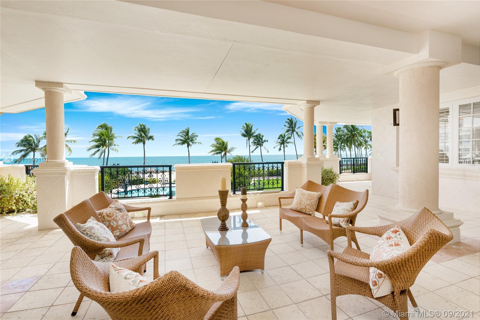 This 2nd floor Oceanside center-stack unit boasts an expansive wraparound terrace w/comfortable seating areas & direct private unobstructed Atlantic Ocean,  beach & Government Cut views. The 4,590 SF unit features fine marble floors, Venetian plaster walls, an open living & dining room layout w/a wet bar & a large family room to relax and entertain all w/terrace access & amazing ocean views. The open chef’s kitchen sports custom Allmilmö cabinetry, top-of-the-line Miele, Sub-Zero & Thermador appliances & a breakfast area. A large Oceanside principal suite offers ocean views & a principal bathroom w/dual walk-in closets, glass steam shower & sunken spa tub. The other 2 bedrooms each w/walk-in closets, en-suite baths & access to a private front terrace. Unit sold partially furnished.
