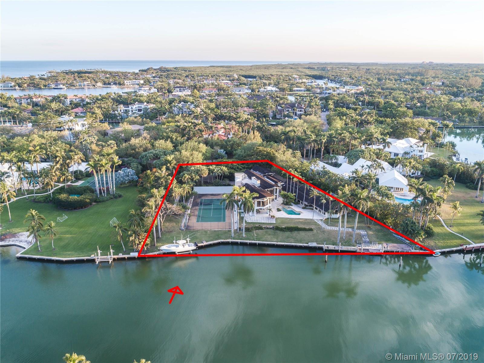 A unique waterfront property located on desirable Leucadendra Drive in the exclusive guard gated waterfront community, Gables Estates. This large 1.62 acre lot has 302 foot deep water frontage with a very rare Lagoon shape body of water in the backyard providing ample turning basin for large yachts. Price includes floor plans for a 15,000 Square Foot Resort Style Home designed by renowned architect Cesar Molina for what would be one of the most exciting homes in all of Gables Estates.
 You can buy lot with included plans for the list price of $15,900,000 or you can also buy the home completed and fully built out to your personal taste for $35,000,000. A blank canvas with endless possibilities for a boater's dream home!