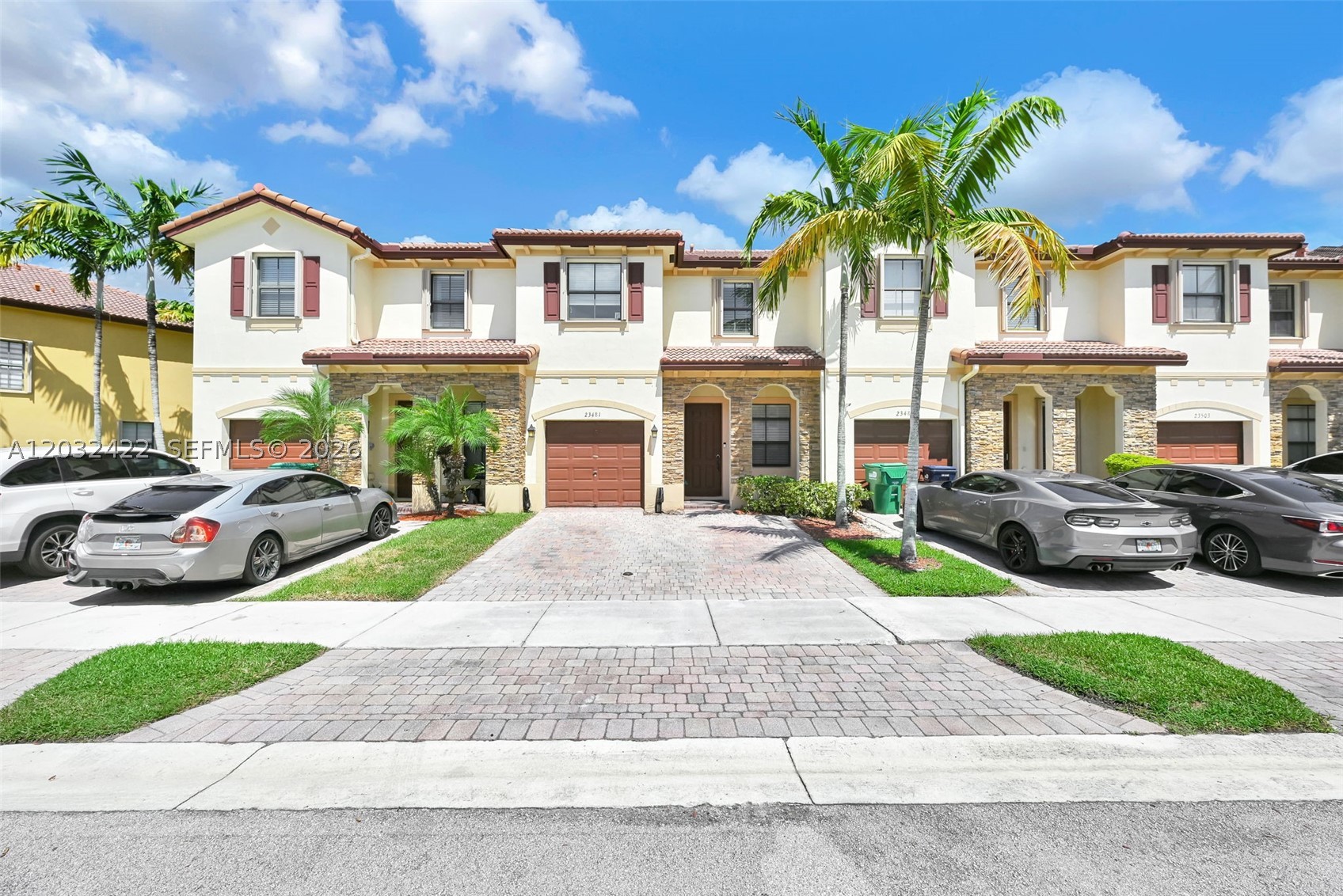 Live the resort lifestyle every day!  This 2 story townhouse in the highly desirable Silver Palm East offers: 3 bedrooms, 2.5 bathrooms and 1,706 sqft of stylish living. Designed for comfort and functionality, other features: Ceramic tile, wood flooring upstairs, crown molding, vault volume ceilings.
Gourmet kitchen showcases cherry wood cabinetry, granite countertops, and stainless-steel appliances. Primary suite includes: ensuite bathroom& ample walk-in closet. Step outside to a fenced in patio, perfect for entertaining. One car garage plus 2 driveway spaces. Amenities include: clubhouse, fitness center, pool, sauna, basketball - tennis courts, community playgrounds, picnic areas with BBQ. 
Low HOA and a prime location. This home offers the perfect balance of lifestyle and value.