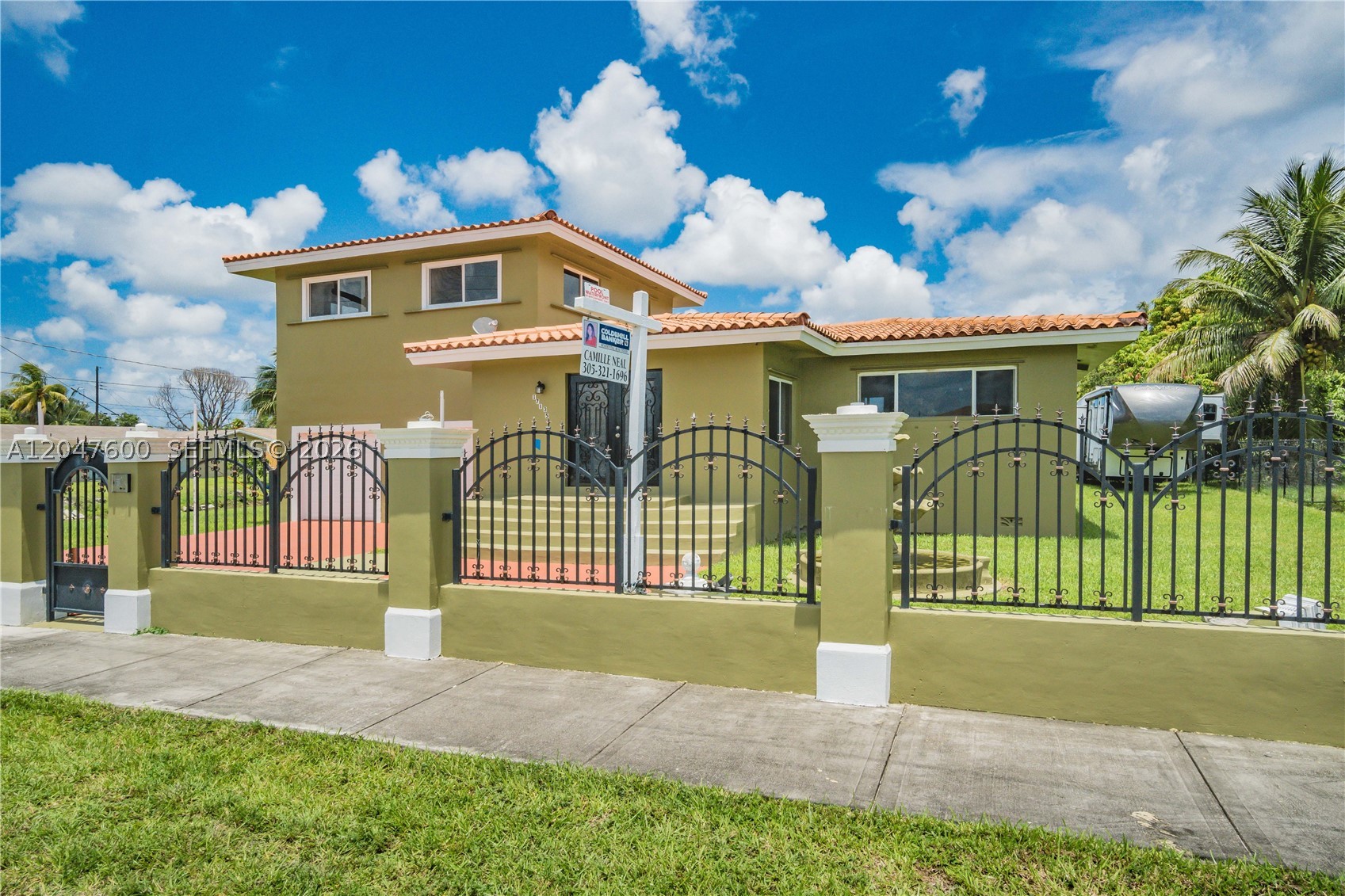 Welcome to this spacious two-story pool home in Miami Gardens, situated on an oversized 30,786 sq. ft. lakefront lot. The home features 4 bedrooms, 5.5 bathrooms, beautiful wood flooring throughout, and a modern kitchen with plenty of cabinet and counter space.  Enjoy the large backyard with a pool and waterviews, perfect for relaxing or entertaining. A detached, air-conditioned guest space with a bedroom and full bathroom offers added flexibility for extended family, guests, or a home office.  Conveniently located near shopping, dining, major highways, and Hard Rock Stadium.  Schedule your private tour today!