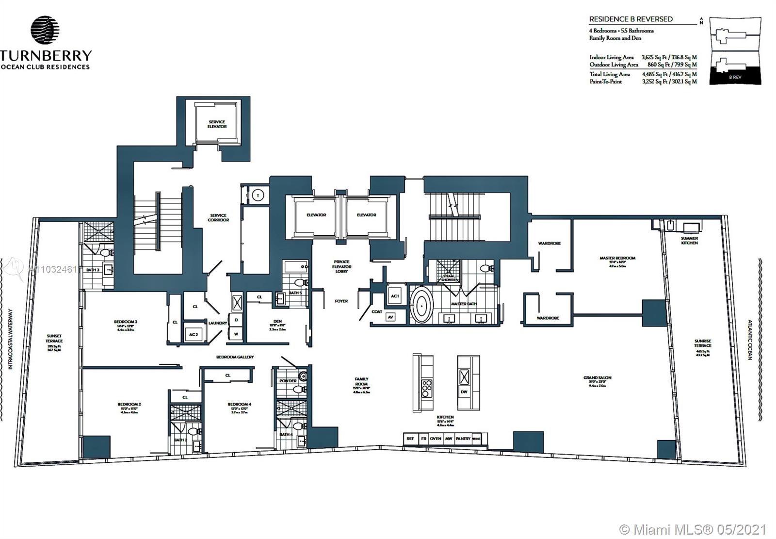 Turnberry Ocean Club Condo - Residential Lease