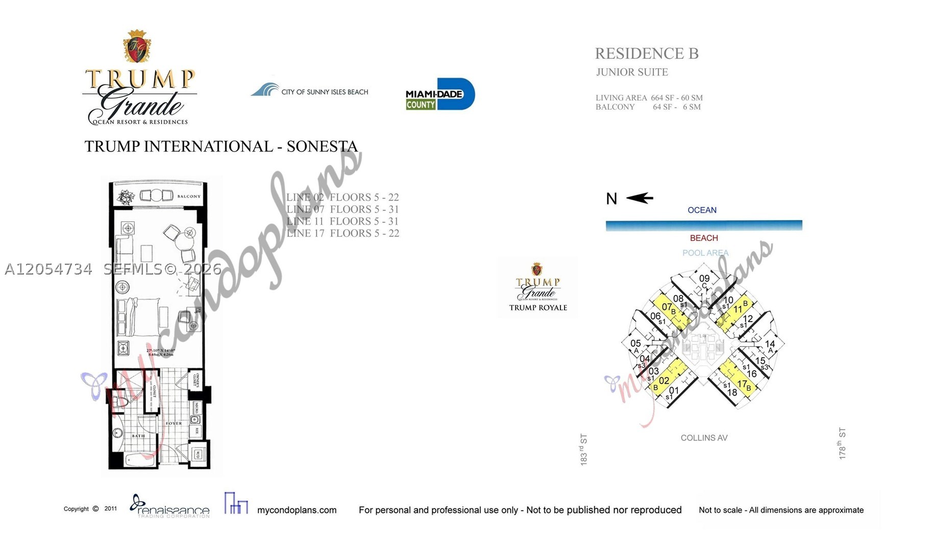 TRUMP INTERNATIONAL SONES - Residential