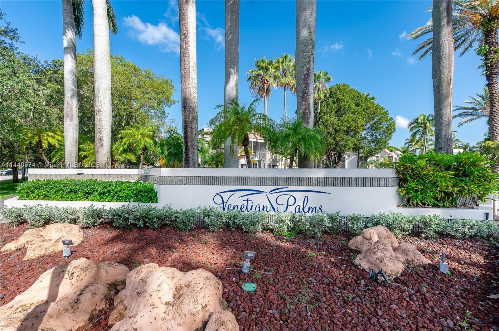 Don't miss out on renting this rarely available 3/2 condo within Venetian Palms and conveniently located across from Whole Foods Market and great restaurants along US-1. This is a dynamite opportunity to lease a 1st floor corner unit featuring gleaming wood floors throughout, a large kitchen with plenty of cabinets, granite countertops, and stainless steel appliances. The bathrooms are both updated and the master bedroom has an oversized walk-in custom closet. There is also a washer and dryer in the unit and a light and bright private screened rear patio ideal for breezy nights and a good book. This unit comes with 2 parking spaces and water is included. There is also a community pool perfect for lounging on the weekends and roving security. Unit is ready for move-in and pets are welcome.