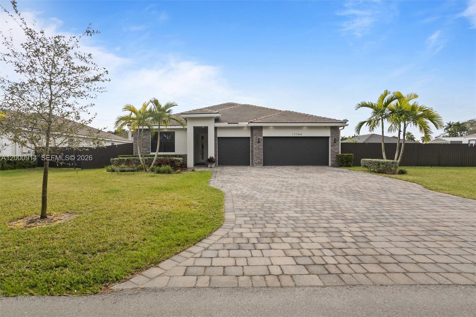 Welcome to Krome Grove Estates, one of Homestead’s most desirable communities offering space, privacy, and modern living.
This 2023-built residence features 4 bedrooms, 3 bathrooms, and 2,603 sqft of living space on an oversized 17,537 sqft lot — a rare find with no HOA.
Designed for both comfort and efficiency, the home includes impact windows, quartz countertops, sleek modern cabinetry, high-end appliances, and a solar energy system for long-term savings.
Smart home technology enhances everyday living, while the expansive layout offers a 3-car garage plus parking for 6+ additional vehicles — ideal for families, entertaining, or investors.
Conveniently located near Florida’s Turnpike, US-1, and major destinations.
A unique opportunity to own a nearly new construction with land, flexibility, and future value.
The property is currently rented for $4,650 per month until the lease expiration date (04/30/2027)