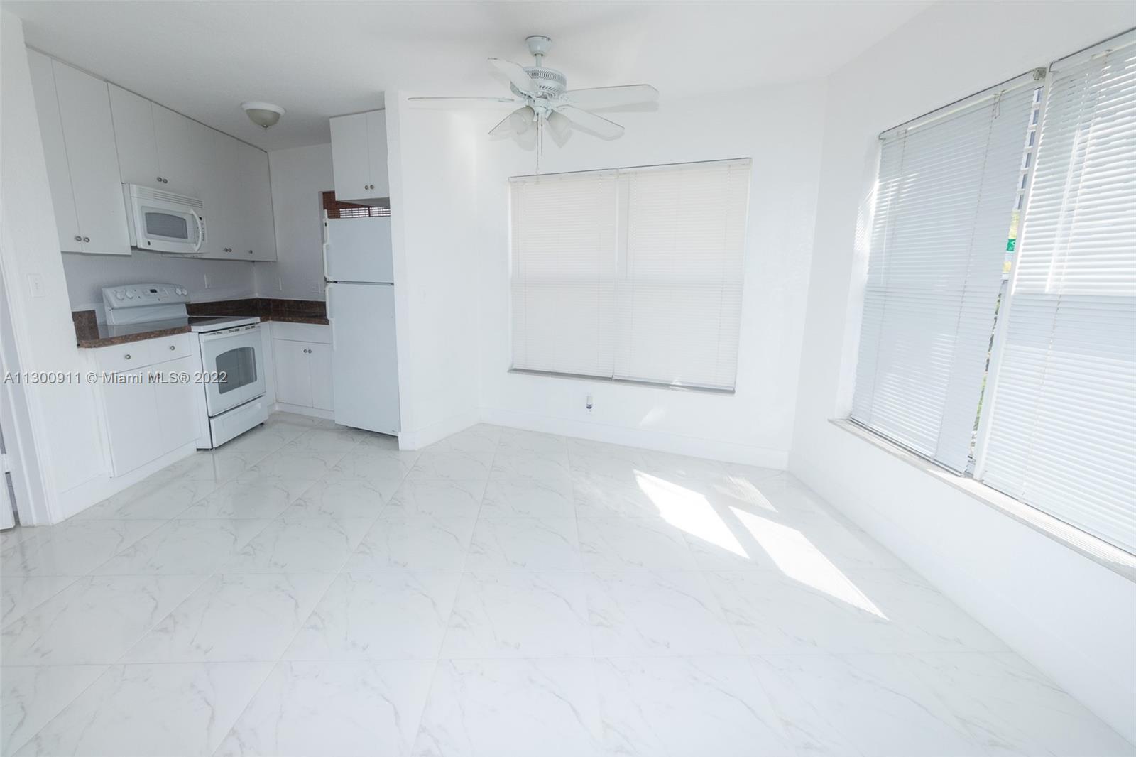 Fantastic 1/1 Apartment unit ready to move-in. Unit features an upgraded kitchen, recently painted, tile floors throughout, central A/C unit, laundry facilities in place. Excellent location and rapid approval. Minutes away from the beach, I95, restaurants, grocery stores, supermarkets and much more. First month and two security deposits required to move in (3 months in total). Schedule your showing!