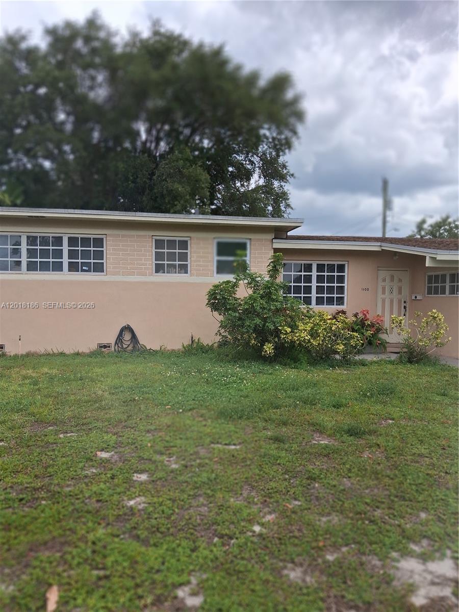 I am greatly delighted to present you with this rare gem. You may call it a real buyers delight, a listing nestled in the well renowned, North Miami Beach. A true 3 Bedrooms, 2 Baths, with  Living Room, Dining Room, a spacious kitchen and a Den. Tile and wood floor. Roof only 6 years old. Corner Lot. Being sold As Is. Will not last. You must move quickly in order to make it your own.