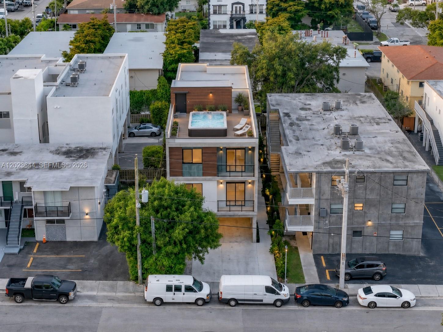 Exceptional development opportunity in the heart of Miami — a rare 5,055 sq ft T4-R zoned lot positioned for maximum upside in one of the city’s most rapidly evolving corridors.
Unlock the full potential with the ability to build up to 4 stories and take advantage of zero-lot-line flexibility, allowing for efficient design and maximized buildable square footage—ideal for high-performing multifamily residential development.Perfectly located just minutes from Downtown Miami, Brickell, The Roads, Coconut Grove, and the vibrant Wynwood district, as well as the Hospital District and nearby schools, parks, and employment centers. With close proximity to the Miami River corridor, this site sits at the intersection of lifestyle, transit, and strong rental demand.The lot is cleared, utilities are already in place, and the site is truly build-ready—saving you time, reducing upfront development friction, and accelerating your path to construction.Whether you are a seasoned developer, value-add investor, or visionary builder, this is a rare chance to secure land in a high-demand urban core where pricing  can still be made to work. Priced to sell!!!!!!!! Positioned to move fast and priced to pencil! Opportunities like this don’t linger—build now, capitalize immediately, and secure your footprint in one of Miami’s most powerful growth markets.Submit your offer today.Architectural Rendering Concept-The proposed rendering showcases a modern, boutique multifamily development!!