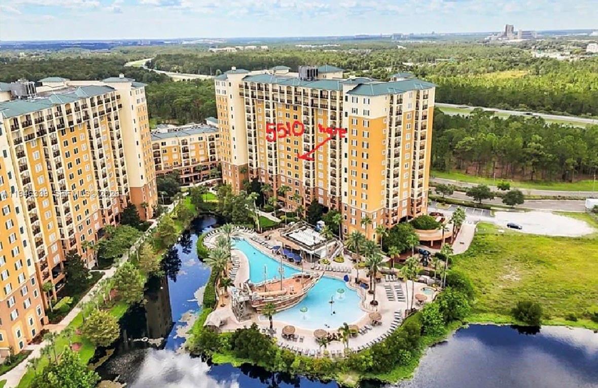 Don't miss out on this fully renovated 2BED/2BATH Amazing Income generator opportunity at LAKE BUENA VISTA RESORT, rent privately on AIRBNB/VRBO or use the onsite hotel program. This unit features a spacious master bedroom with large jacuzzi tub/shower, open kitchen concept with washer and dryer and a nice balcony. Just minutes from Disney World, Sea World, Universal Studios. 5 Star Amenities like a resort style pool, pirate ship pool, spa, full-service upscale spa-salon, poolside activities area Tiki Bar & Grill, great room, fitness center, concierge, 24 hr front desk, self parking. Located within a few blocks from LBV Factory Outlet Mall with major brand name stores and the Orlando Int Airport. HOA Includes:all amenities, exterior insurance, water, cable, TV, internet, telephone, exterior, common area..