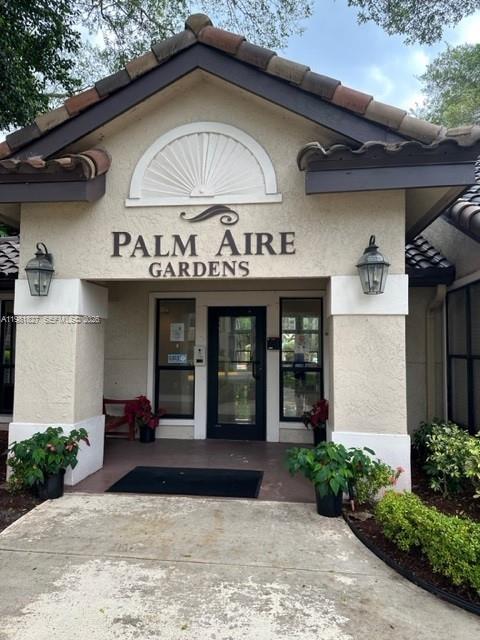 Your future home awaits with this Spacious 2/2 in the well maintained Palm Aire Gardens! Ground Floor Condo Located in Palm Aire Gardens, a Gated Community in Pompano Beach. Perfect for your first home purchase, or investment property, which can be ready to rent right away with no restrictions! GATED COMMUNITY WITHROVING SECURITY GUARD, TWO POOLS, TWO TENNIS COURTS AND GYM, CENTRALLY LOCATED CLOSE TO I-95,TURNPIKE, SHOPPING AND DINING. WATER/SEWER INCLUDED. PET FRIENDLY WITH RESTRICTIONS. ALL ROOFS REPLACED 2020. CLUBHOUSE AND OFFICE ON SITE. DON'T WAIT - WILL GO FAST! Great for investors. Rented until 08/31/2026