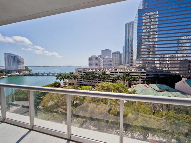 Best 1-bed Line in Icon Brickell. Largest Layout 1,035 sq. ft. with beautiful SE bay view towards Key Biscayne.  Unit features: 24 x 24 white tile floors , roller sunscreen shades + absolute black granite counters. Avail Feb 1, 2016.