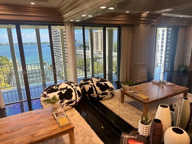 Enjoy breathtaking, unobstructed panoramic views of Biscayne Bay from every room in this extraordinary custom-designed penthouse, created by combining three original penthouse residences into one magnificent estate.

A grand entrance opens to an impressive foyer, beautifully finished with elegant custom woodwork and soaring ceilings. Throughout the residence, exquisite crown moldings and high-end architectural details create an atmosphere of timeless elegance.

The gourmet kitchen, custom wood cabinetry, and generous workspace, making it ideal for both everyday living and entertaining. Additional features include an in-unit laundry room, a private wine cellar, and parking for up to six vehicles.

Wake up each morning to spectacular sunrises over Biscayne Bay and enjoy endless opportunities to personalize this one-of-a-kind residence to match your own vision and style.

Exceptional investment opportunity: The property consists of three separate folio numbers, offering the flexibility to divide the residence back into three individual units for resale or investment purposes. Originally configured as three separate residences, each unit featured 2 bedrooms and 2 bathrooms.