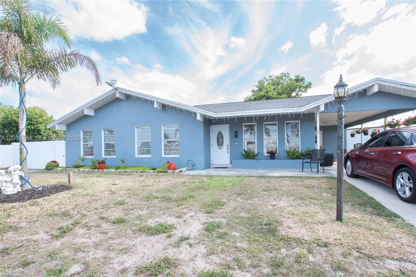Centrally located in a well established area of Lehigh Acres, this beautifully renovated in 2024 and fully fenced property offers exceptional convenience just minutes from shopping centers, restaurants, grocery stores, and everyday essentials along Lee Blvd and Homestead Rd. The home features a NEW ROOF, NEW AC unit and a brand new electrical panel, providing added value and peace of mind. With easy connectivity to major roadways, commuting to Fort Myers and surrounding areas is a breeze. Located in a growing community with strong demand, this home is ideal for both homeowners and investors seeking comfort, accessibility, and long term value.