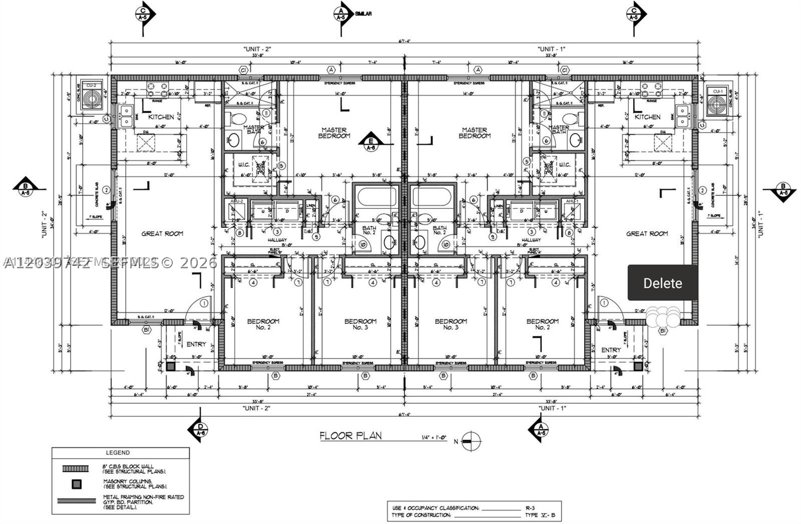 **Vacant lot for Opportunity to build Duplex with plans**. Lot is zoned RD-1 for Duplex.  Prime location lot includes plans for future build of 2 unit property consisting of 3 bed / 2 bath each with approximately 2,070 sq ft total.  Lot sits just 10-15 minutes from the beach with strong rental income in this high demand area perfect for investors a/o developers who want to capitalize on this opportunity.  Renderings and pictures are for visual/illustration purposes.
*Similar lot available in Miami, MLS #A12039619 with approved plans/permits. Contact Listing Agent for more info*