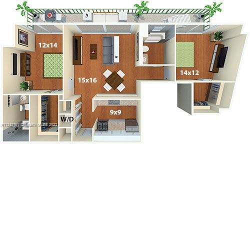 AVAILABLE 02/13. Photos may be from another floor, but are the same line. The Bay Parc community is walking distance of Downtown Miami's many wonderful attractions. Bay Parc features newly renovated amenities and common areas, a variety of floor plans with granite counter tops, SS appliances, hardwood floors and in-unit washer & dryer. Move in cost are 1st month + $1500 deposit. Parking cost $100 p/m. SAME DAY APPROVAL! (NOTE: Rental rates are subject to change depending on move-in date and lease term. Advertised rate is best rate and maybe on leases longer than 12 months. Proof of income greater than 3x 1 month's rent is required and minimum credit score of 620 or higher in order to be approved).