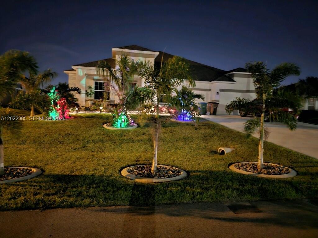 Welcome, to your new Luxury Estate Home, for this property was recently built in 2023.  This home was carefully designed, with breathtaking high ceilings, and lots of space for a growing or large family.   It is conveniently nestle in the heart of Cape Coral, with quick access to Freeways/Highways, Schools, Grocery Stores, etc... The Builder spared no expense with the craftsmanship of this home. Each of the 3Bedrooms are Oversized, able to handle King size Beds.  The Sellers, personally selected this Luxury Estate Home to perch between two lots, Lot 13-14.  Large Home, accompanied with an equally large Lots.  Top that off, with Stunning Architecture, flowing throughout this entire Estate, and this is your opportunity to call this property home, for you and your family!  What are you waiting for?  225 SW 31ST PL, is ready, for it's New Owners!  We will see you soon!!!

Also, the Sellers built a back yard oasis, to enjoy the sunset's, while sipping on coffee, or wine in the evenings.  They added solar panels to the roof of the home to capitalize, on Florida's beautiful Sun rays, to offset their electric bill, truly everything is well thought out in this home.