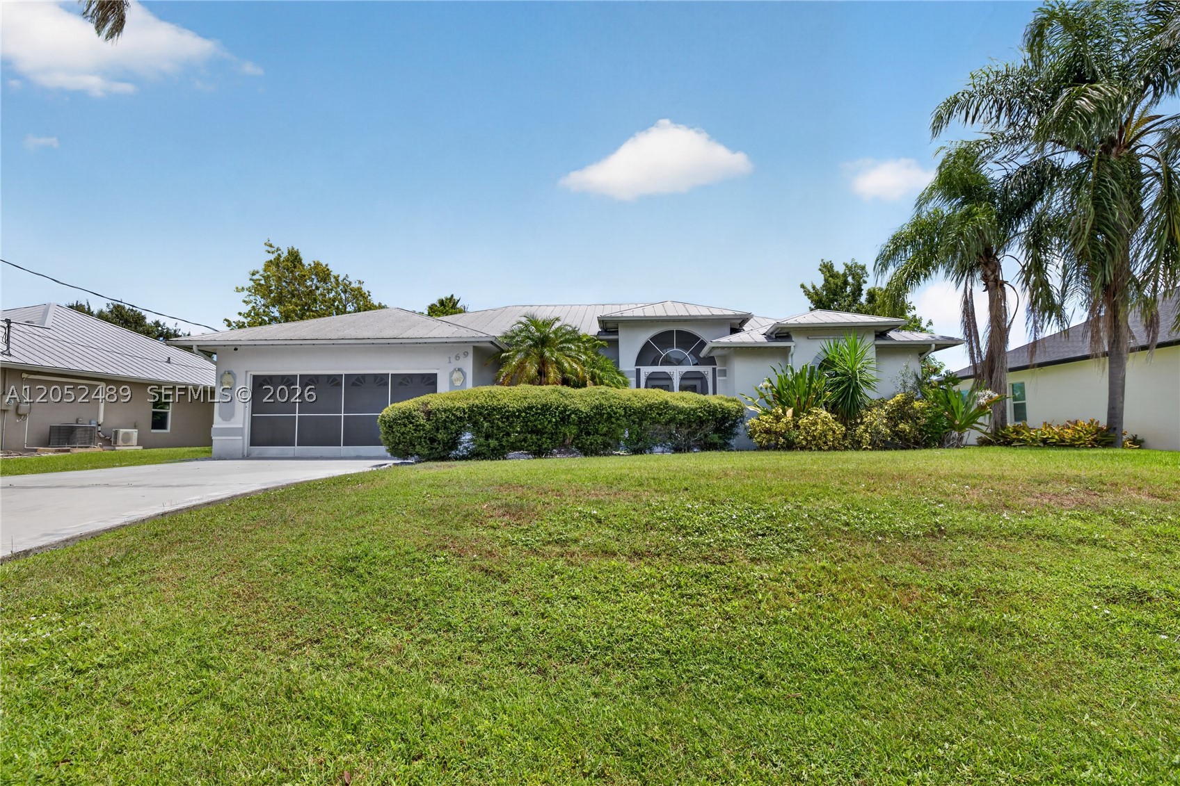 Don't miss this incredible opportunity to own a beautifully maintained 3-bedroom, 2.5-bath home offering 2,597 sq. ft. of comfortable single-story living! This spacious residence features an open and functional floor plan with drywall interior walls, generous living and dining areas, and abundant natural light throughout. The oversized primary suite offers a private retreat with a spa-like bath and ample closet space. Step outside to your own backyard oasis featuring a sparkling pool overlooking a peaceful lake—perfect for entertaining, relaxing, or enjoying breathtaking sunrise and sunset views. A 2-car garage provides plenty of storage and convenience. Whether you're looking for your forever home or a place to entertain family and friends, this property checks all the boxes. Schedule your private showing today and experience Florida waterfront living at its best!