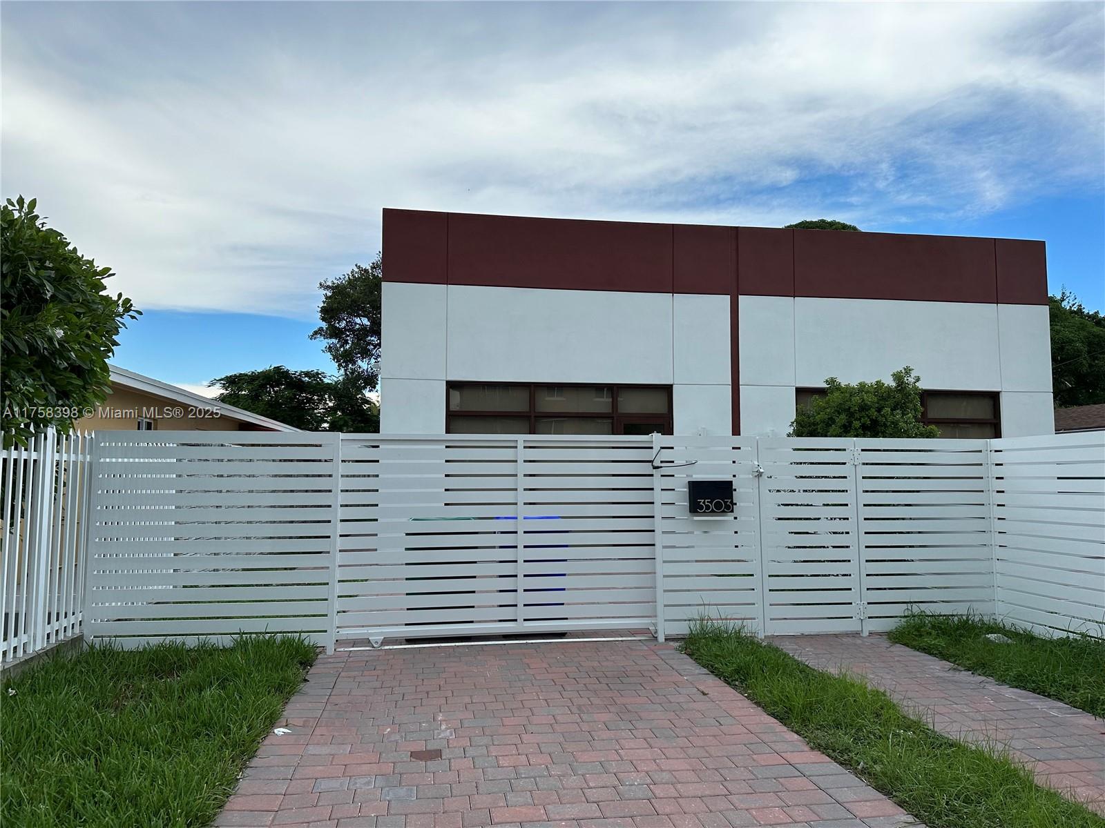 Stunning modern brand new 2022 construction for TH for rent. Wonderful opportunity to live in a very central location close to Wynwood and the Design District. Both units are 3/2.5 baths with a back yard. 1,600 sq ft on each side. The rental has a top of the line appliances. Units have curtains and closets already installed. Just bring your toothbrush. The property has spectacular high ceilings, great floor plans, stainless steel appliances, white lacquered top of the line cabinets, quartz countertops, washer & dryer conveniently located in the kitchen & parking in the front. Don't miss this opportunity.