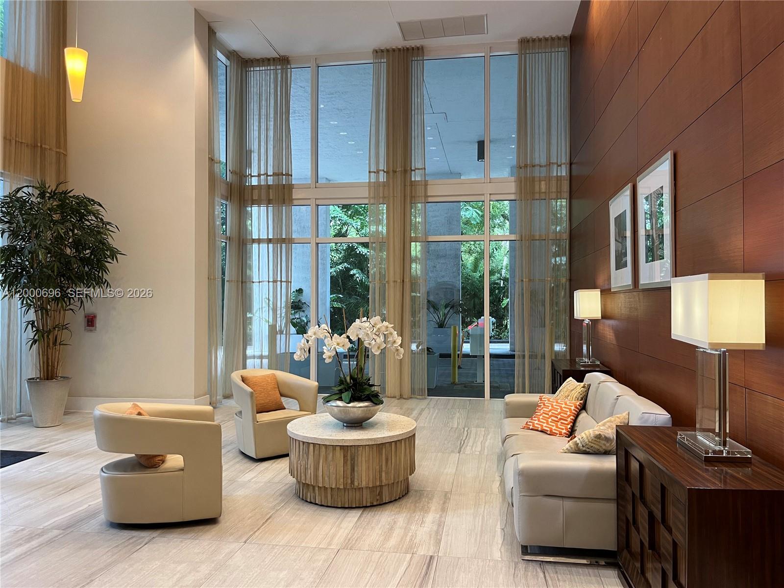 This unique 2/2 unit  loft-style condo at Terrazas Riverpark Village features two-levels with a private entrance and a full gated patio. The interior includes tile floors and volume ceilings, a split-bedroom layout (one bedroom down stairs and master upstairs) with walk-in closets and sleek kitchen equipped with stainless steel appliances. The community offers an extensive range of amenities, including a riverfront pool, gym, sauna, meeting and party rooms, a doorman, and valet parking. This unit also comes with two covered assigned parking spaces. The property is conveniently located next to a children’s park and is just minutes away from Brickell, Downtown, MIA International airport and major highways.