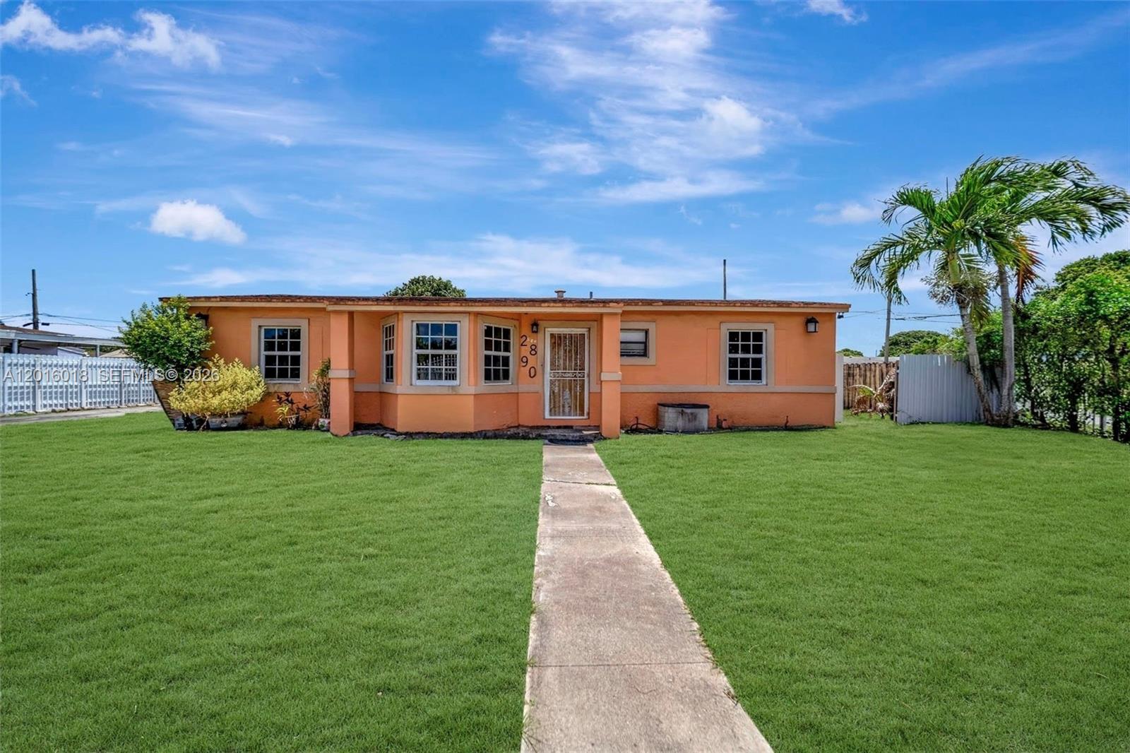 TOTAL 6 BEDROOMS/ 4 BATHS, 3 KITCHENS HOME. LARGE HOME WITH LOTS OF POTENTIAL - MAIN HOUSE HAS 4 BEDROOMS, 2 FULL BATHS, LIVING ROOM, FAM ROOM, OFFICE ROOM, LARGE KITCHEN, FULL SIZE LAUNDRY ROOM. 2 ADDITIONAL 1 BEDROOM APTS IN THE BACK OR USE AS GUEST HOUSES, OR MOTHER-IN-LAWSUITE. LIVE IN THE MAIN AND GENERATE INCOME WITH THE REST. BOTH STAND ALONE PROPERTIES HAVE A BEDROOM, FULL BATH AND KITCHEN. PROPERTY HAS PLENTY OF PARKING SPACES, CORNER OVERSIZED LOT, FENCED THROUHOUT. ASK FOR PROPERTY INFO SHEET TODAY!