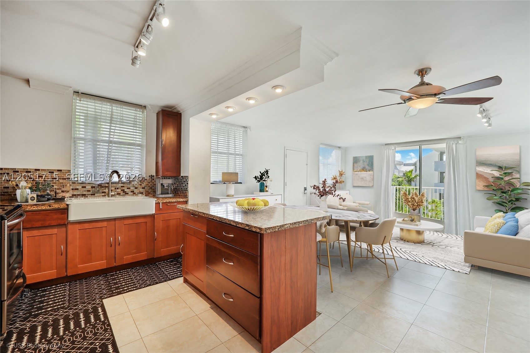 Rarely available 3-bedroom, 2-bath corner unit featuring three private balconies with beautiful bay views. This bright and spacious home offers an updated kitchen with stainless steel appliances, a new refrigerator, abundant cabinet space, and renovated bathrooms. Enjoy custom-built walk-in closets, an in-unit washer and dryer, and a versatile bedroom with its own private entrance, perfect for guests, a home office, or added privacy.
The beautifully maintained community offers lush green spaces and a sparkling pool. Ideally located just minutes from the beach, Bal Harbour Shops, top restaurants, and within walking distance to an A+ rated school. Tenant occupied until August 30.