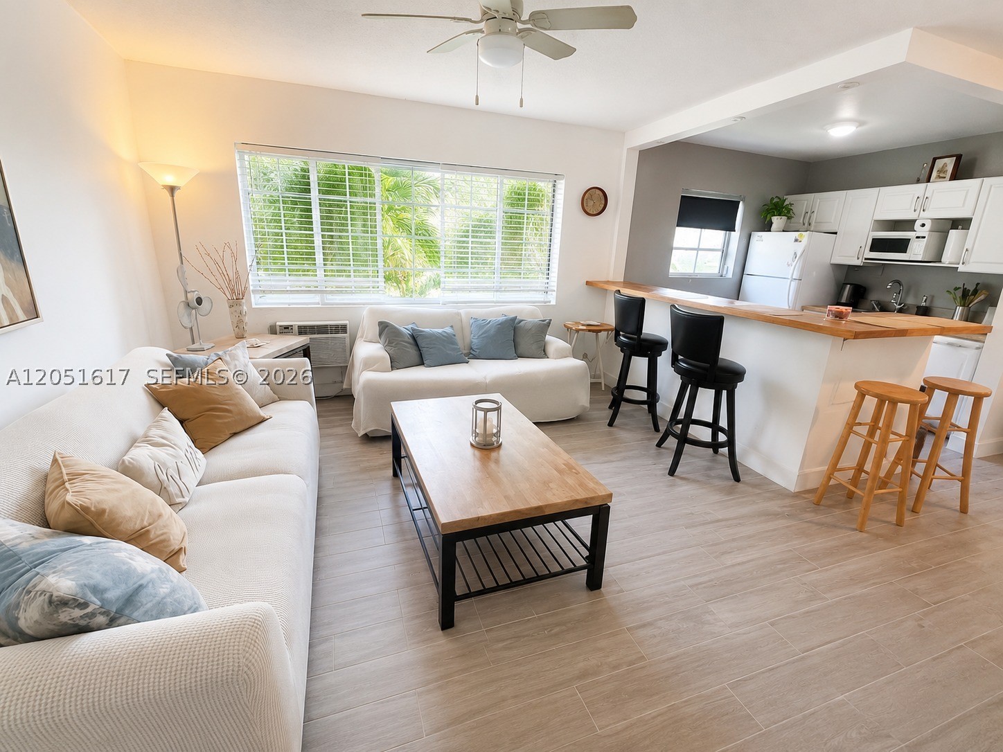Electric and are both included. Only first month's rent and one security deposit for move-in. Furnished. Just three blocks walking to the beach. Resident pool. Beautiful & fully equipped 2-bedroom, 1-bathroom condo oasis on Fort Lauderdale Beach. This bright, turnkey residence is move-in ready and perfect for enjoying the South Florida lifestyle. Available August 15th with a one-year lease, shorter term may be an option as well. The community offers a pool, lush tropical landscaping, and on-site laundry. One assigned parking space is included. Small pets welcome. No smoking. Enjoy an unbeatable location within walking distance of shopping, grocery stores, cafés, waterfront dining, and popular spots including Takato, Lona Cocina & Tequileria, S3 Sun Surf Sand, Casa del Mare Ristorante, and the legendary Elbo Room. You're also just minutes from Las Olas Boulevard, The Galleria, Hugh Taylor Birch State Park, luxury resorts including The Ritz-Carlton, W Fort Lauderdale, Conrad, Hilton, and The Westin, plus Port Everglades, the Broward County Convention Center, and Fort Lauderdale-Hollywood International Airport. Contact Sam today for more information or to schedule your private showing.