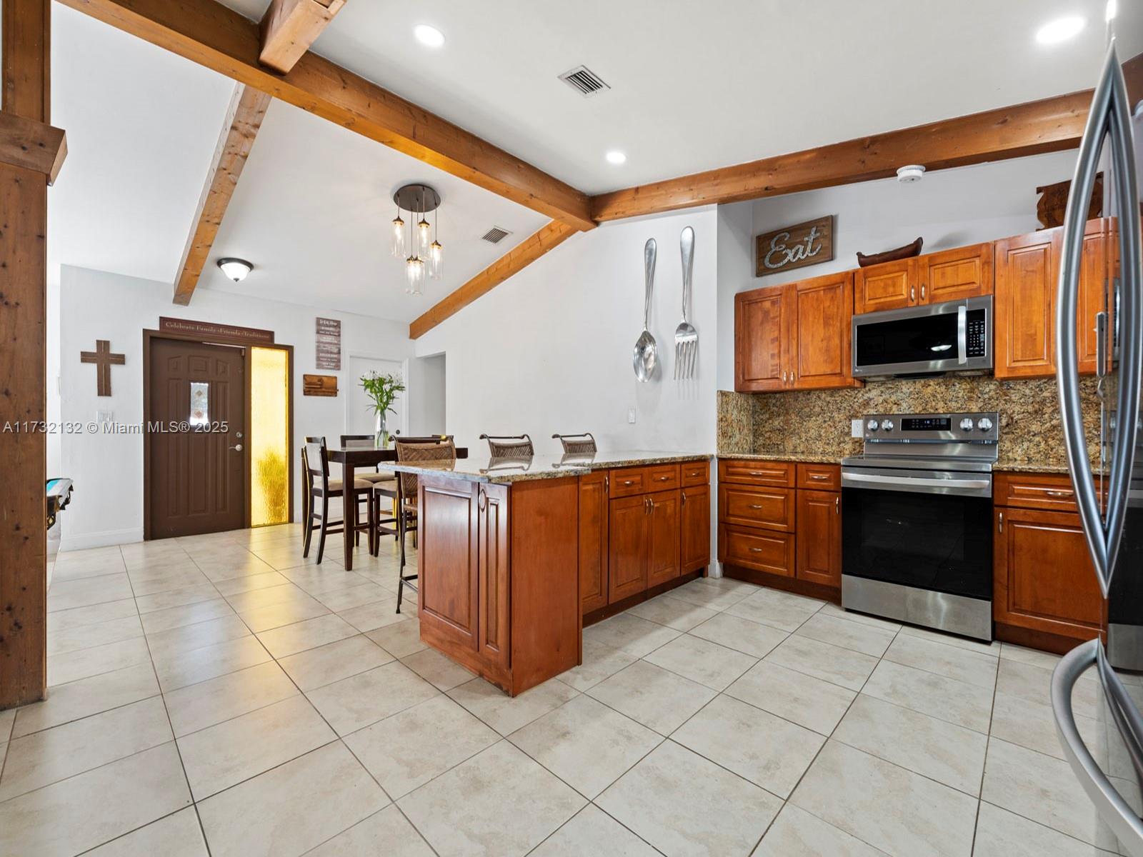 Excellent location 4-bedroom 2-bathroom home is nestled on a generous 7,500 sq. ft. lot in the highly sought-after Shores-Calusa neighborhood. This home features a new roof replaced in 2022, a/c unit inside and out replaced in 2015, updated kitchen, 2-car garage and a circular driveway with ample space for multiple vehicles.  The fully fenced backyard provides privacy and plenty of space to build a pool.  No HOA!  Perfectly located near top-rated schools, shopping centers, hospitals, and major highways. Schedule your private showing today!