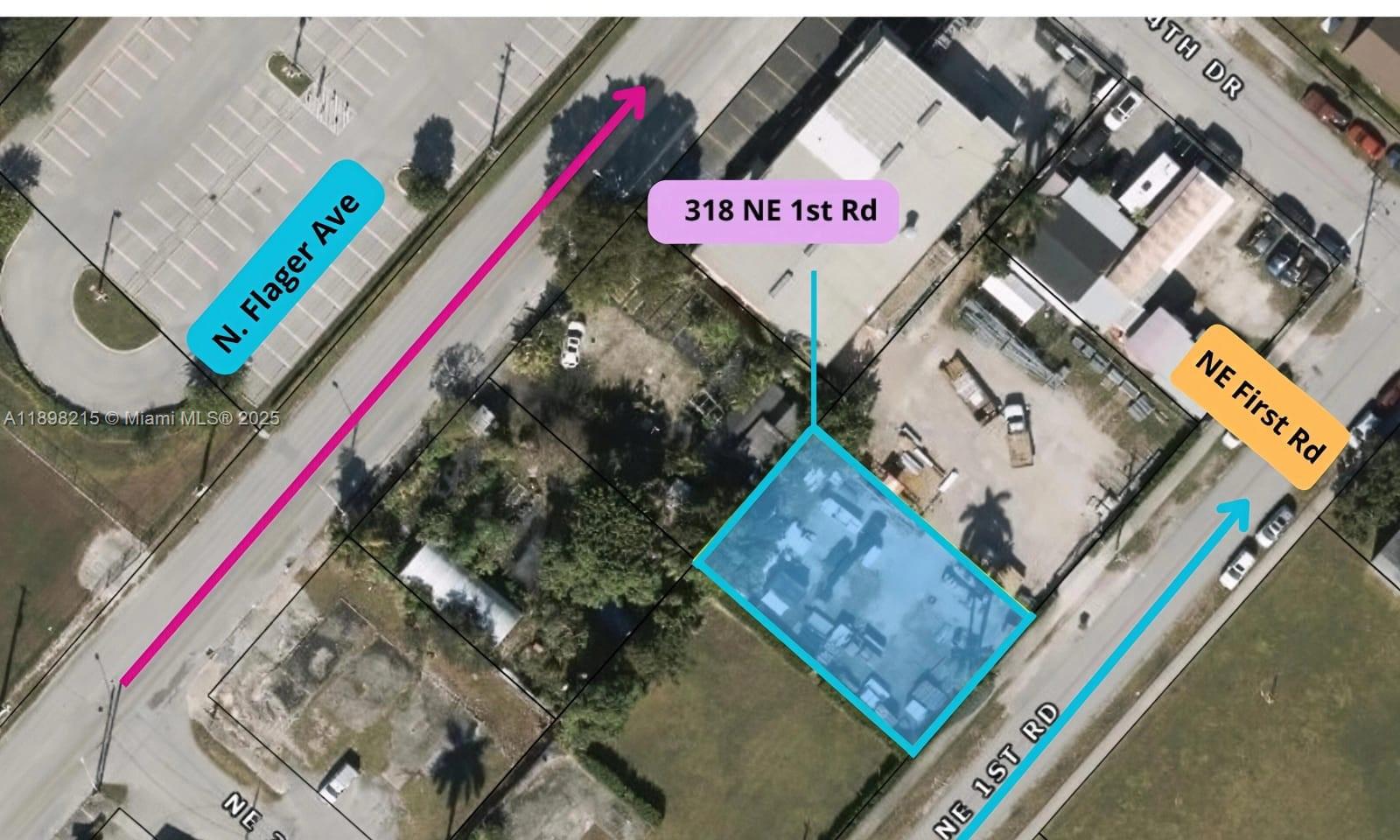 STILL OPEN FOR BUSINESS...Prime Commercial Lot – 318 NE 1st Rd, Homestead
Vacant 6,000 SF lot zoned B-3, ideal for light manufacturing, mixed-use, retail, or office development. Strategically located next to Triana Fence within Homestead’s growing commercial corridor, the site offers excellent visibility and easy access from major roadways. Surrounded by active businesses and minutes from Downtown Homestead. See attached permitted uses for specific allowable activities on this site.